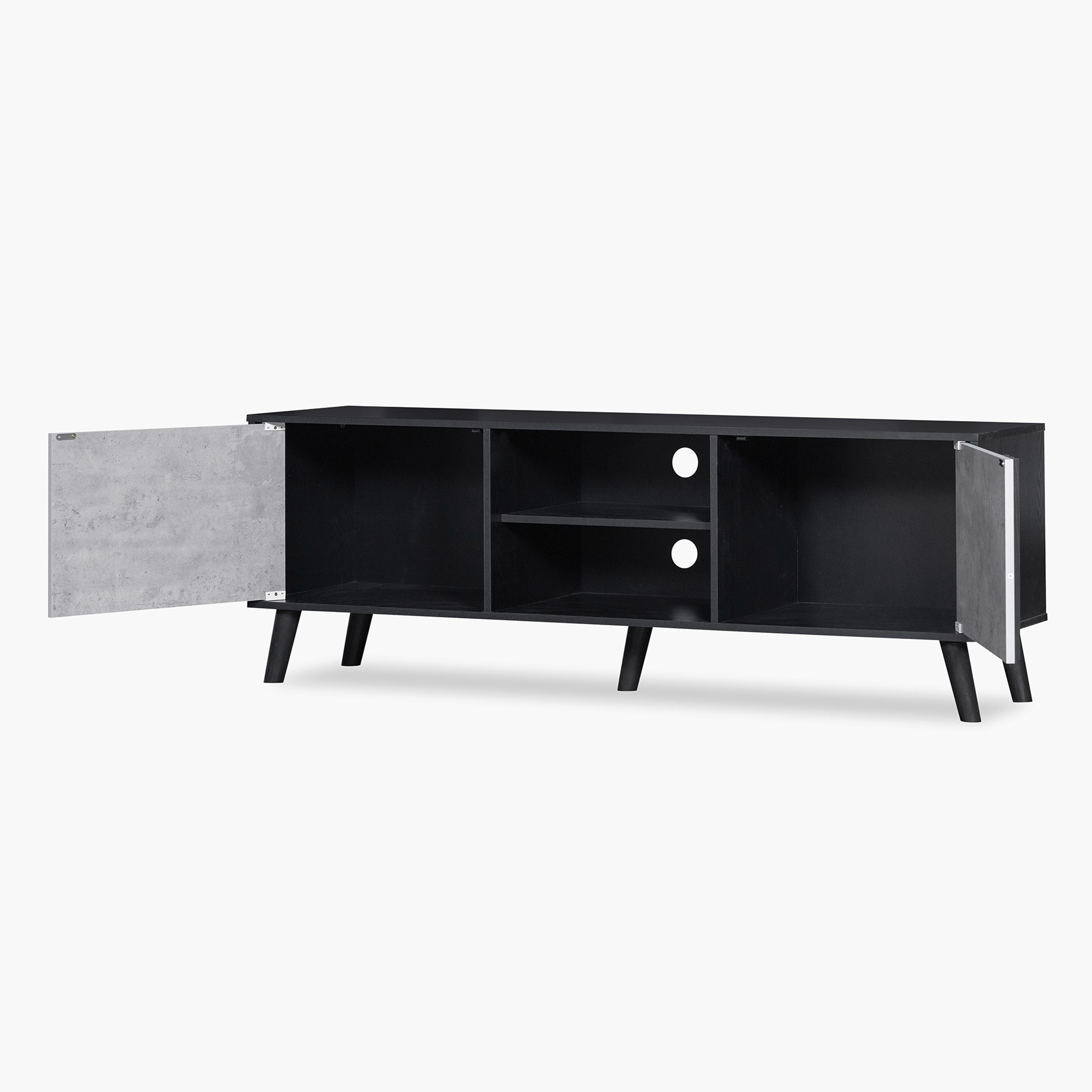Ashen 1.6 Metre TV Unit for TVs up to 70 inches-hbxlivingroom-mediaunitsandstorage-tvunits-image-4