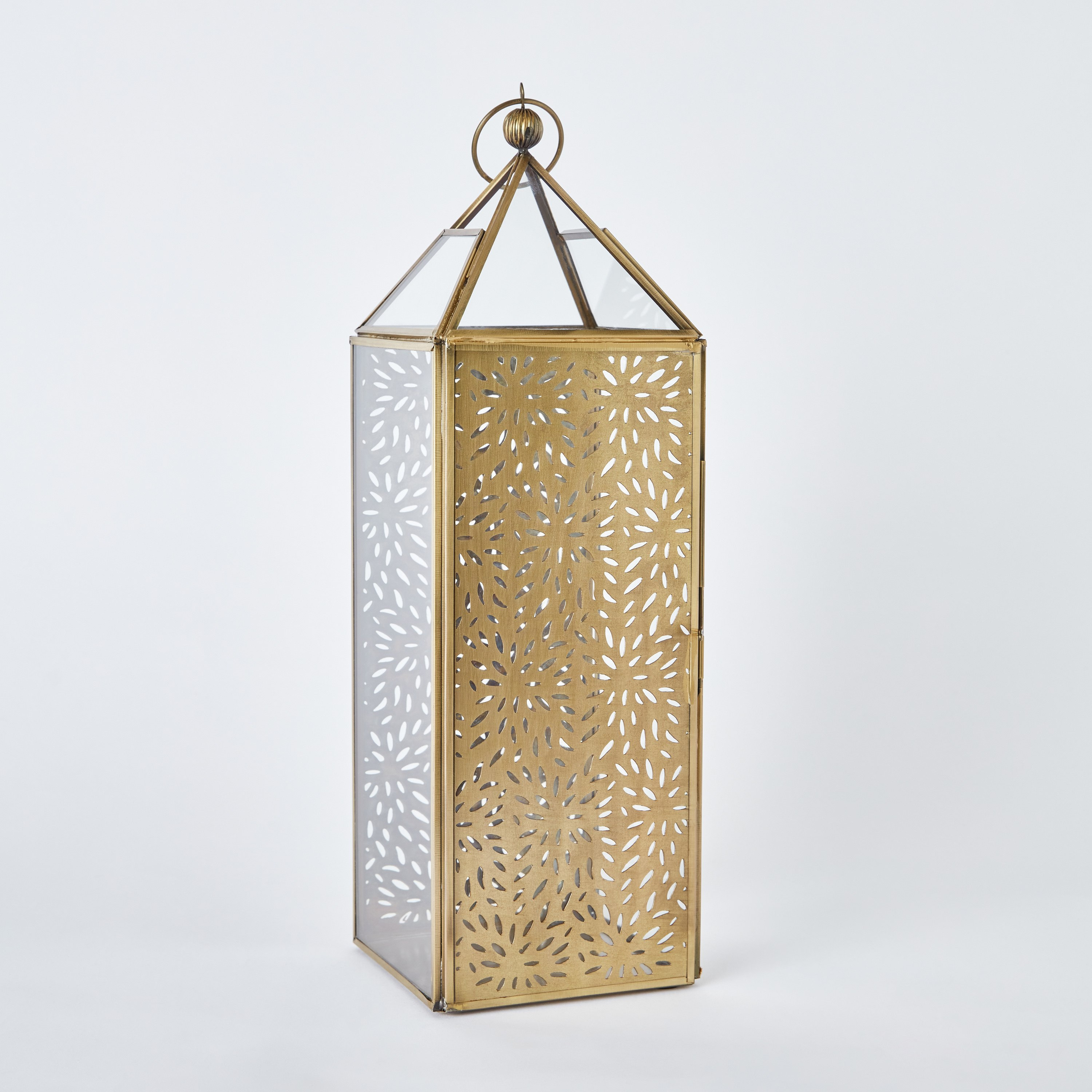 فانوس حديث معدن من إيسابا - 12x12x42 سم-hbxdecorandfurnishings-homeaccessories-lanterns-image-7