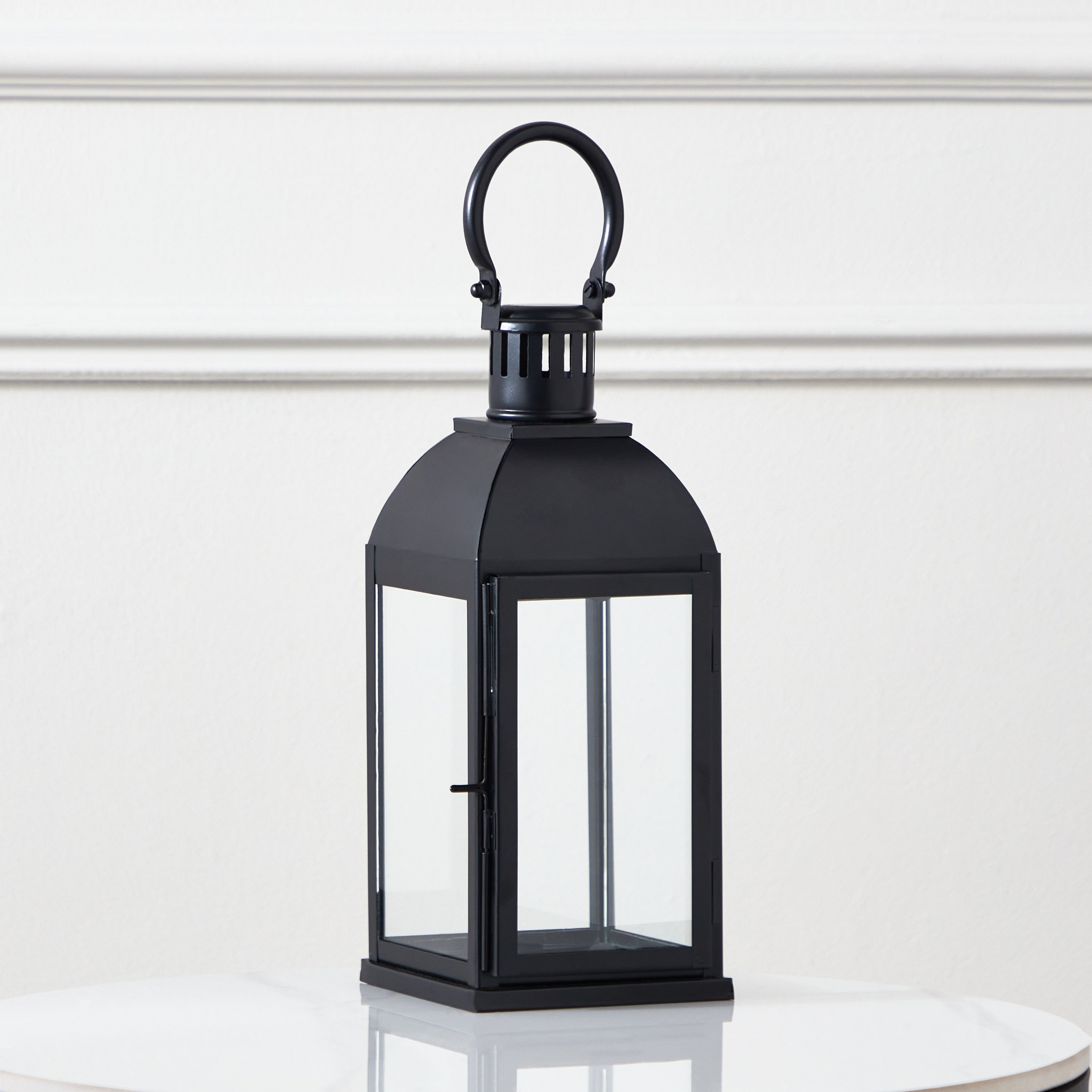 فانوس حديث معدن من إيسابا - 12x12x31 سم-hbxdecorandfurnishings-homeaccessories-lanterns-image-2