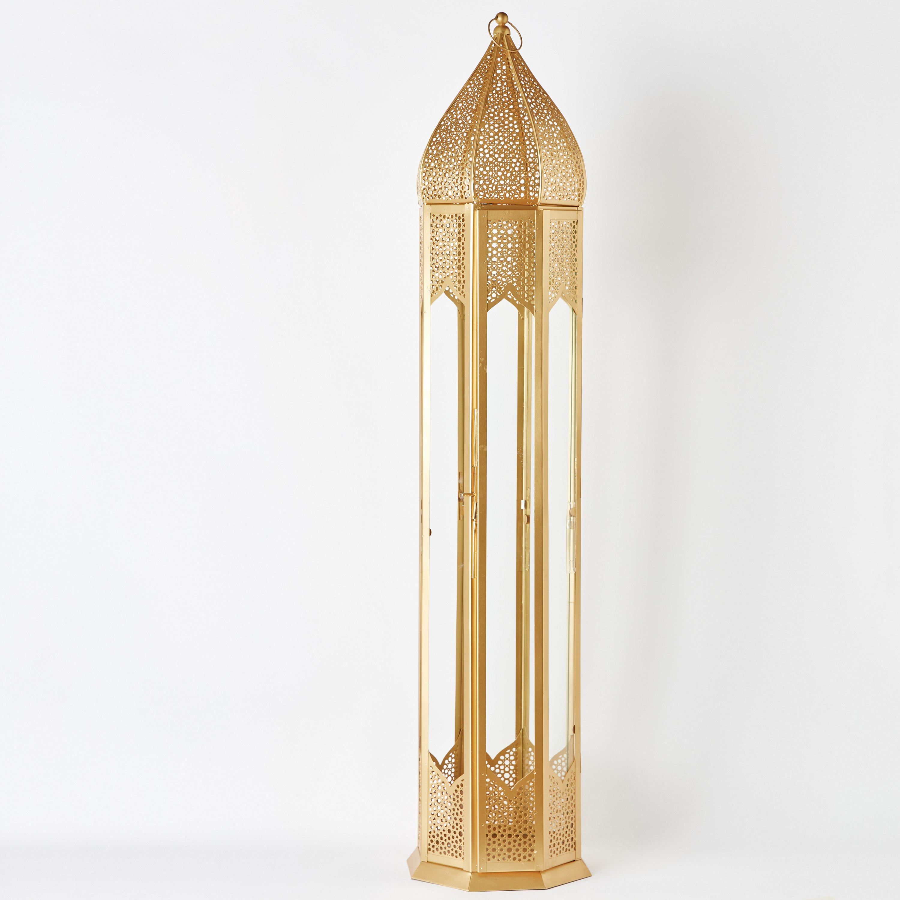 Isaba Metal Cutwork Tall Lantern - 24x24x120 cm-PROMO_HB_AE_B1G1_250925-image-7