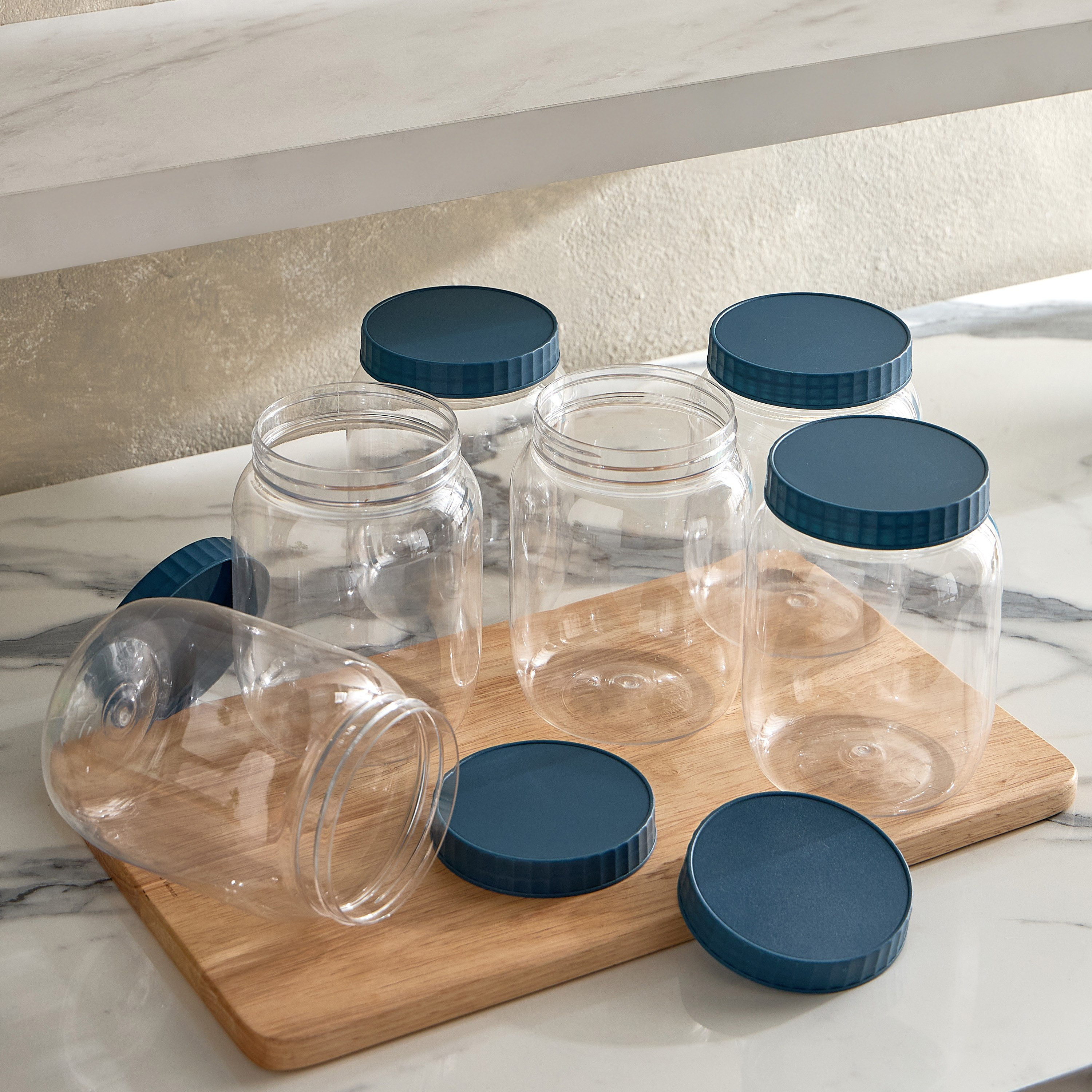 طقم حاويات 6 قطع من بولي إيثيلين تيريفثالات من سبكترا - 1 لتر-hbxhomeware-hbxkitchen-image-3