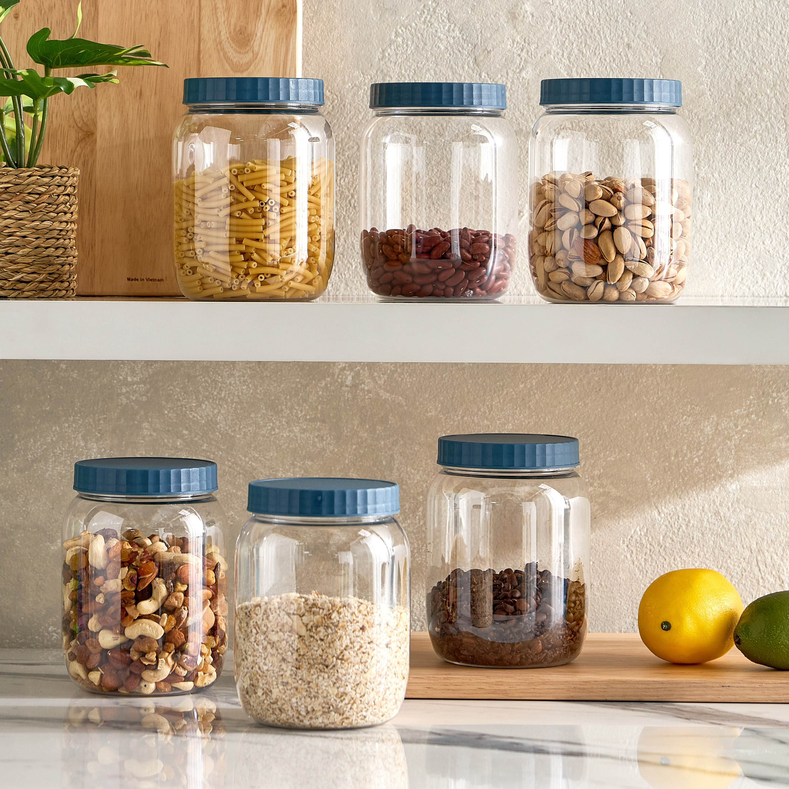 طقم حاويات 6 قطع من بولي إيثيلين تيريفثالات من سبكترا - 1 لتر-hbxhomeware-hbxkitchen-image-5