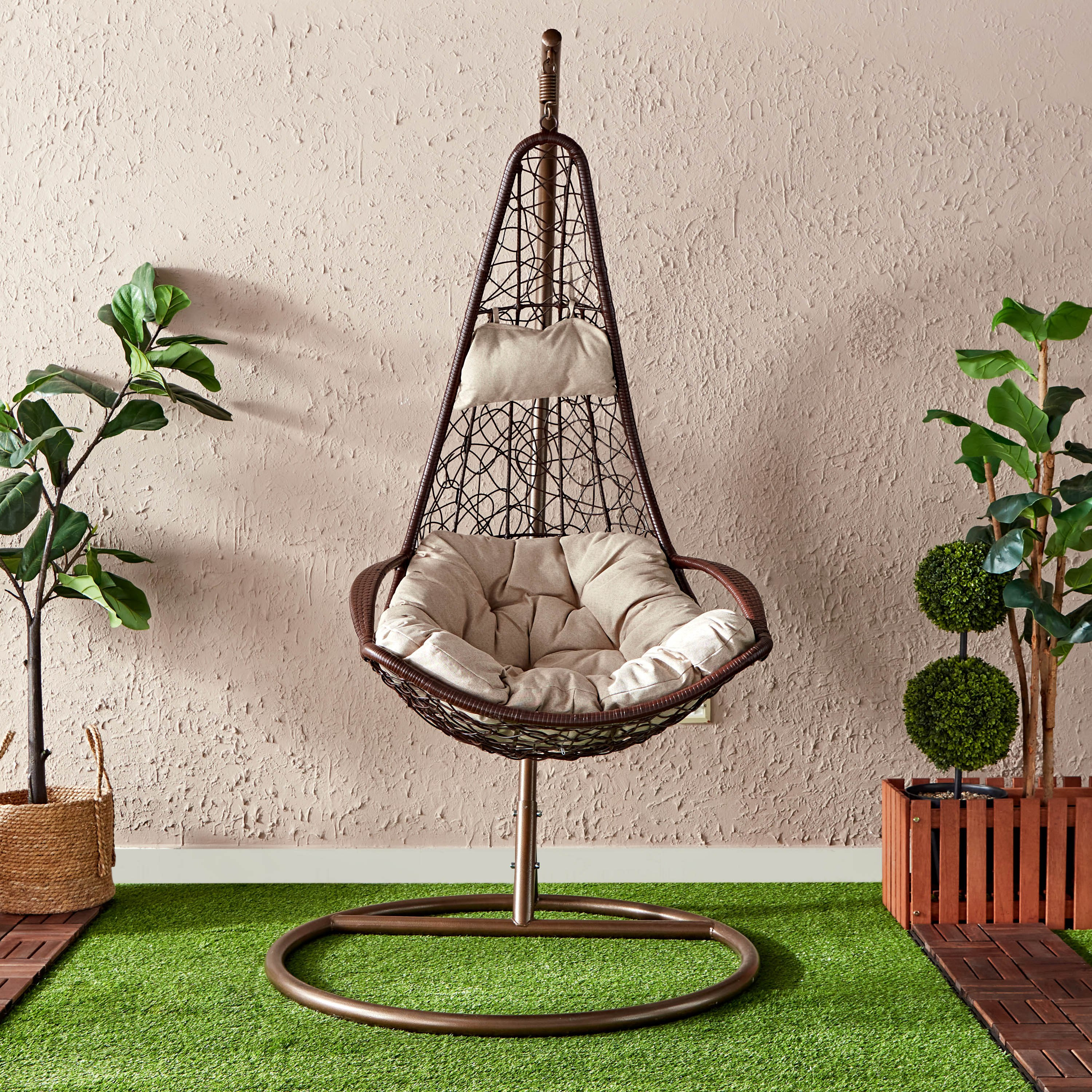 Buy Rico Outdoor Swing with Cushions Online in KSA Homebox