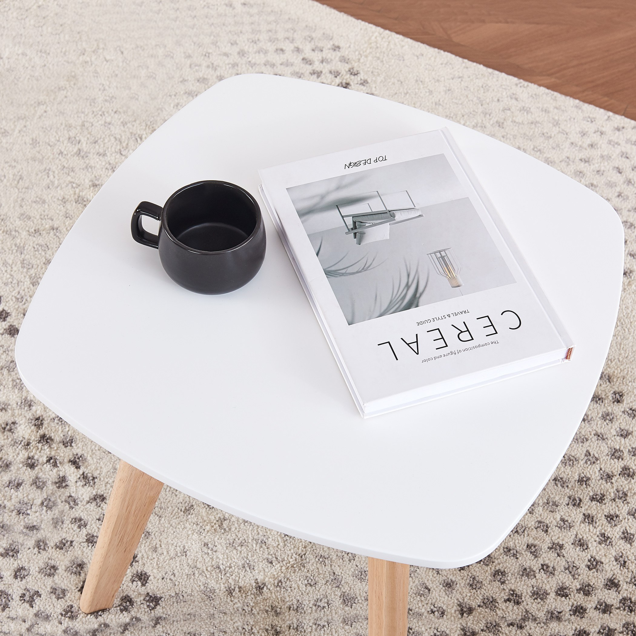 طاولة جانبية بأرجل من الخشب الصلب من توتو-hbxfurniture-livingroom-endtables-image-3