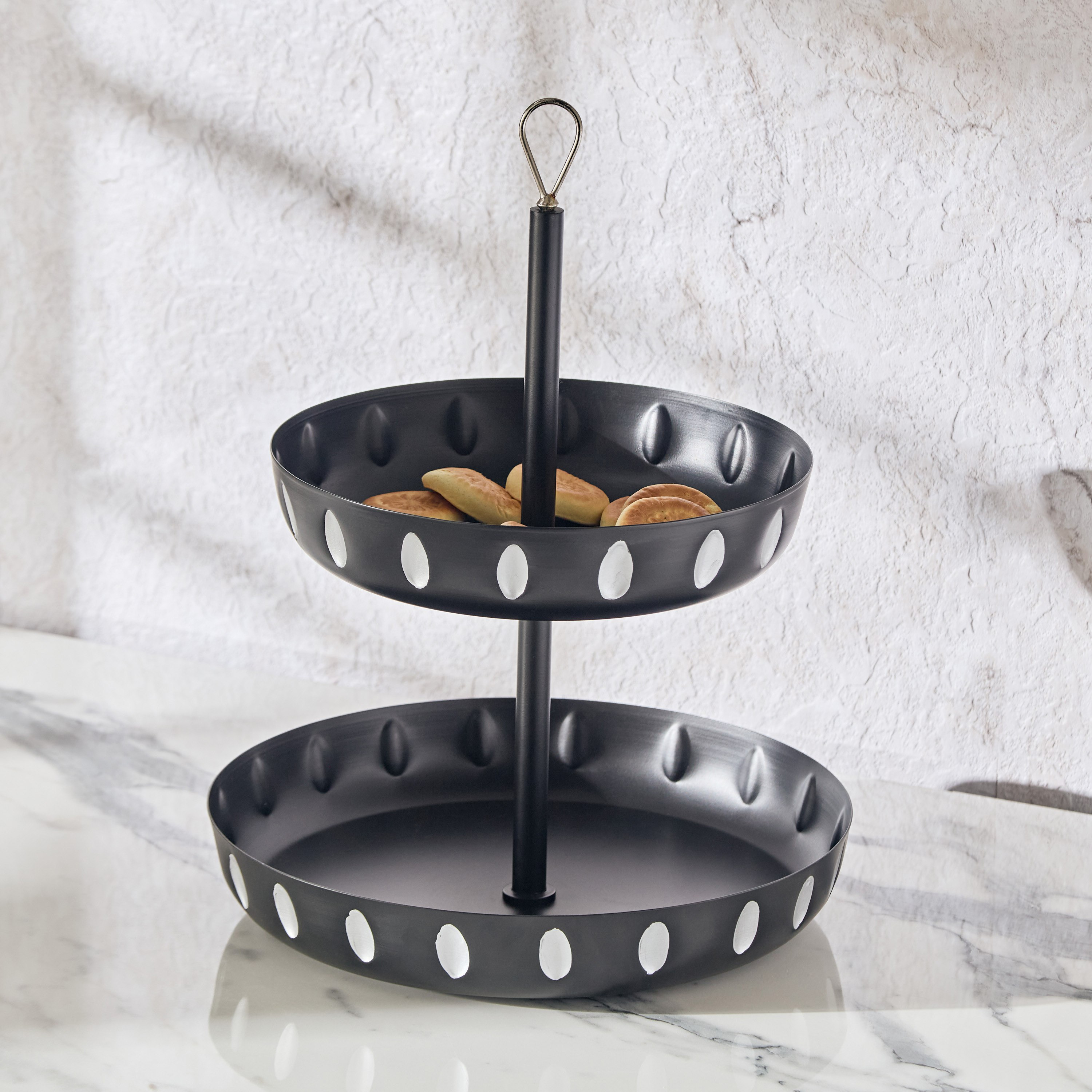 حامل كيك بطابقين من أورنيت- 30 سم-hbxdecorandfurnishings-tabletop-serveware-image-1