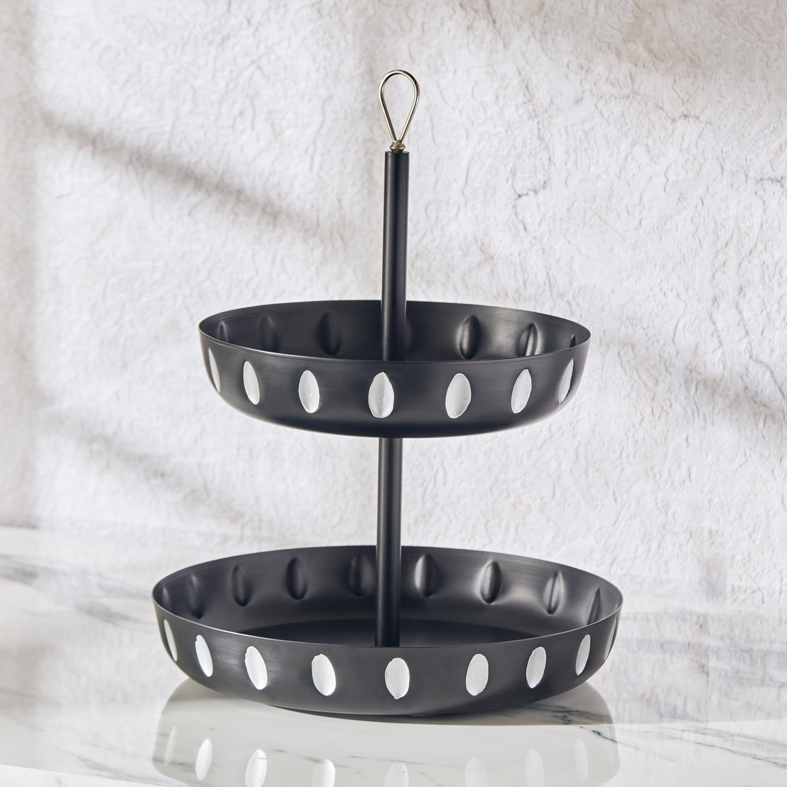 حامل كيك بطابقين من أورنيت- 30 سم-hbxdecorandfurnishings-tabletop-serveware-image-2