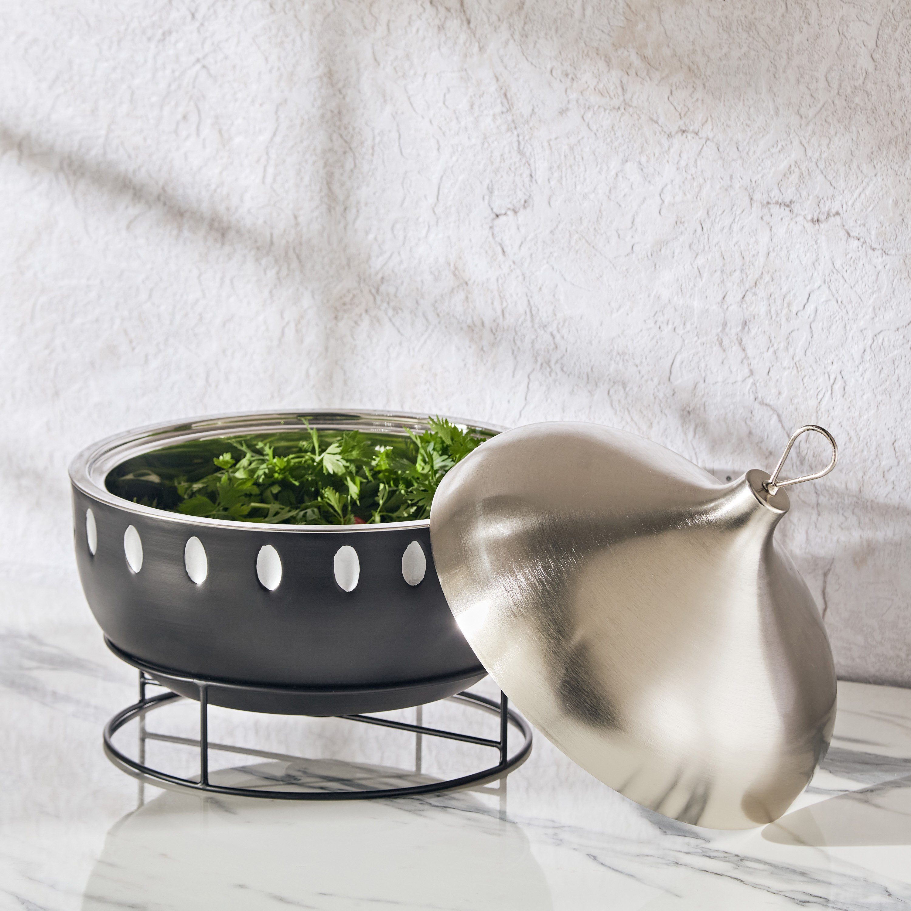 صحن تسخين مع حامل شموع صغيرة من أورنيت - 3 لتر-hbxdecorandfurnishings-tabletop-serveware-image-1