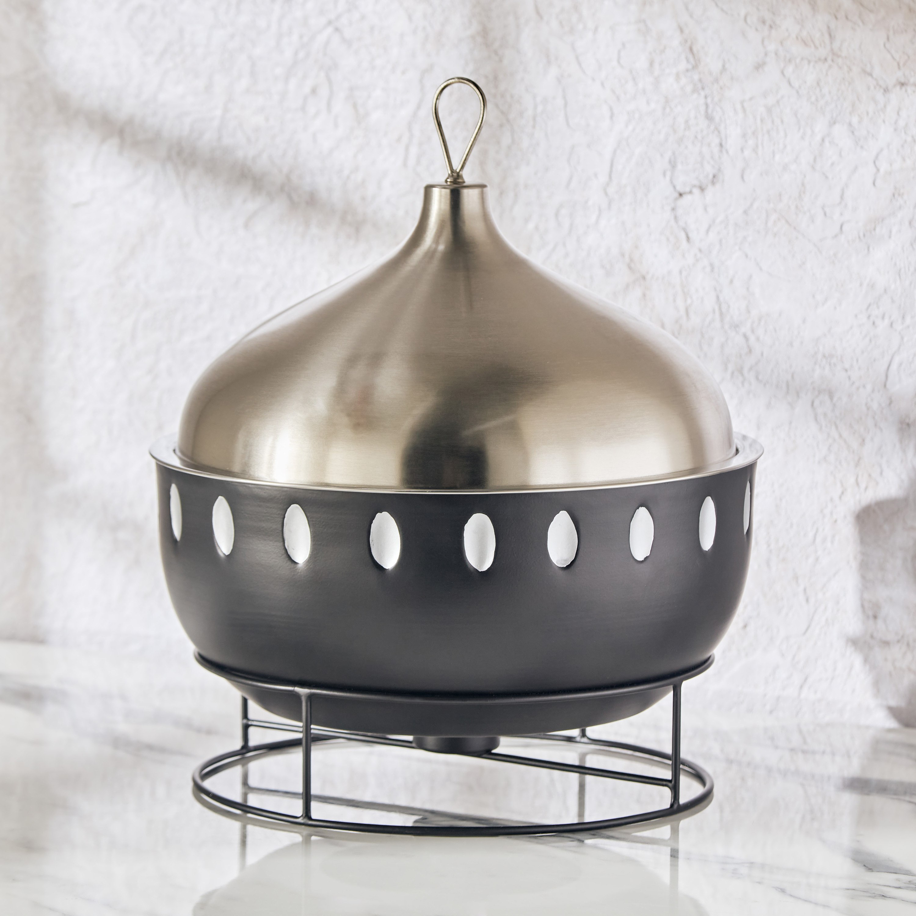 صحن تسخين مع حامل شموع صغيرة من أورنيت - 3 لتر-hbxdecorandfurnishings-tabletop-serveware-image-2