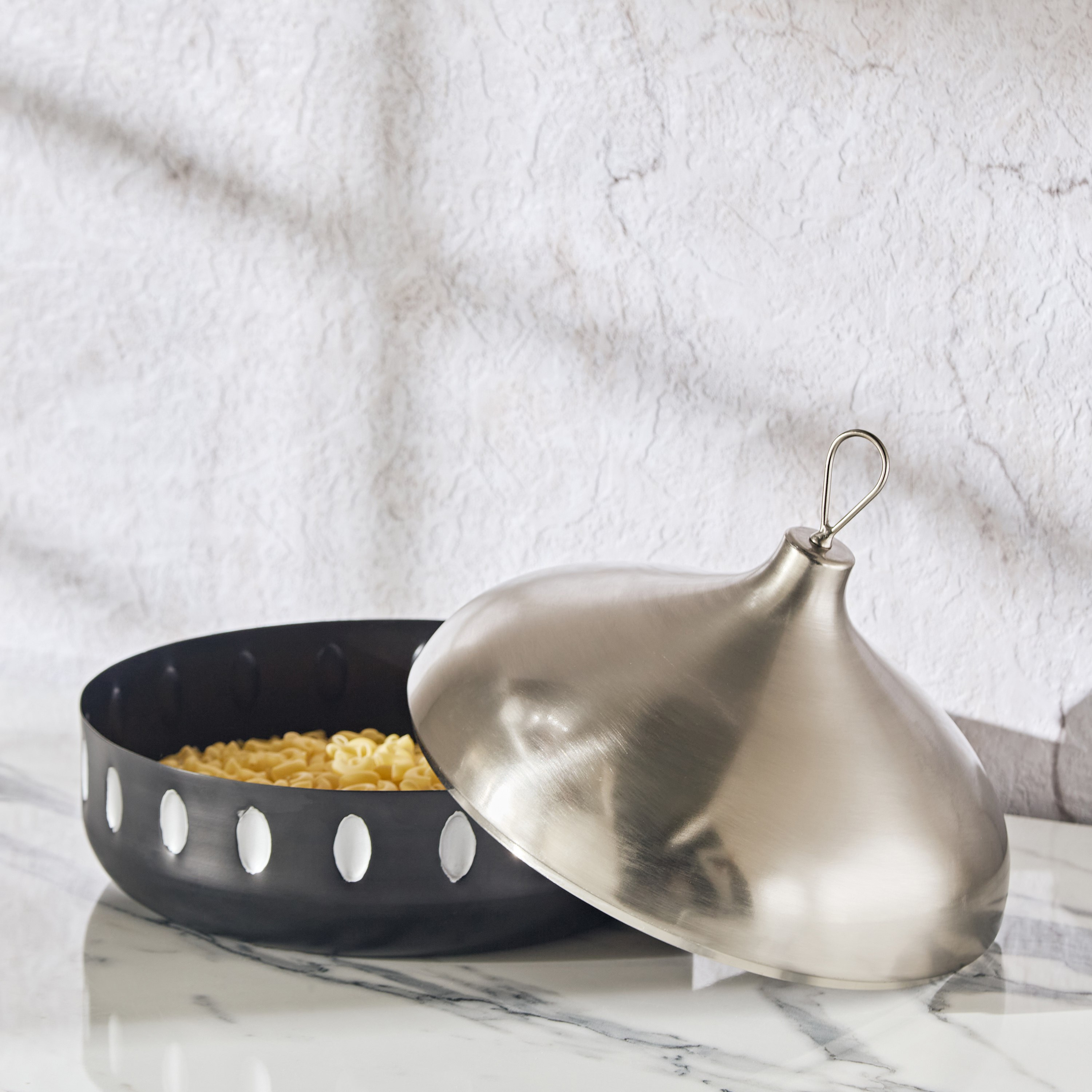 وعاء مسطح بغطاء من أورنيت - 31 سم-hbxdecorandfurnishings-tabletop-serveware-image-1