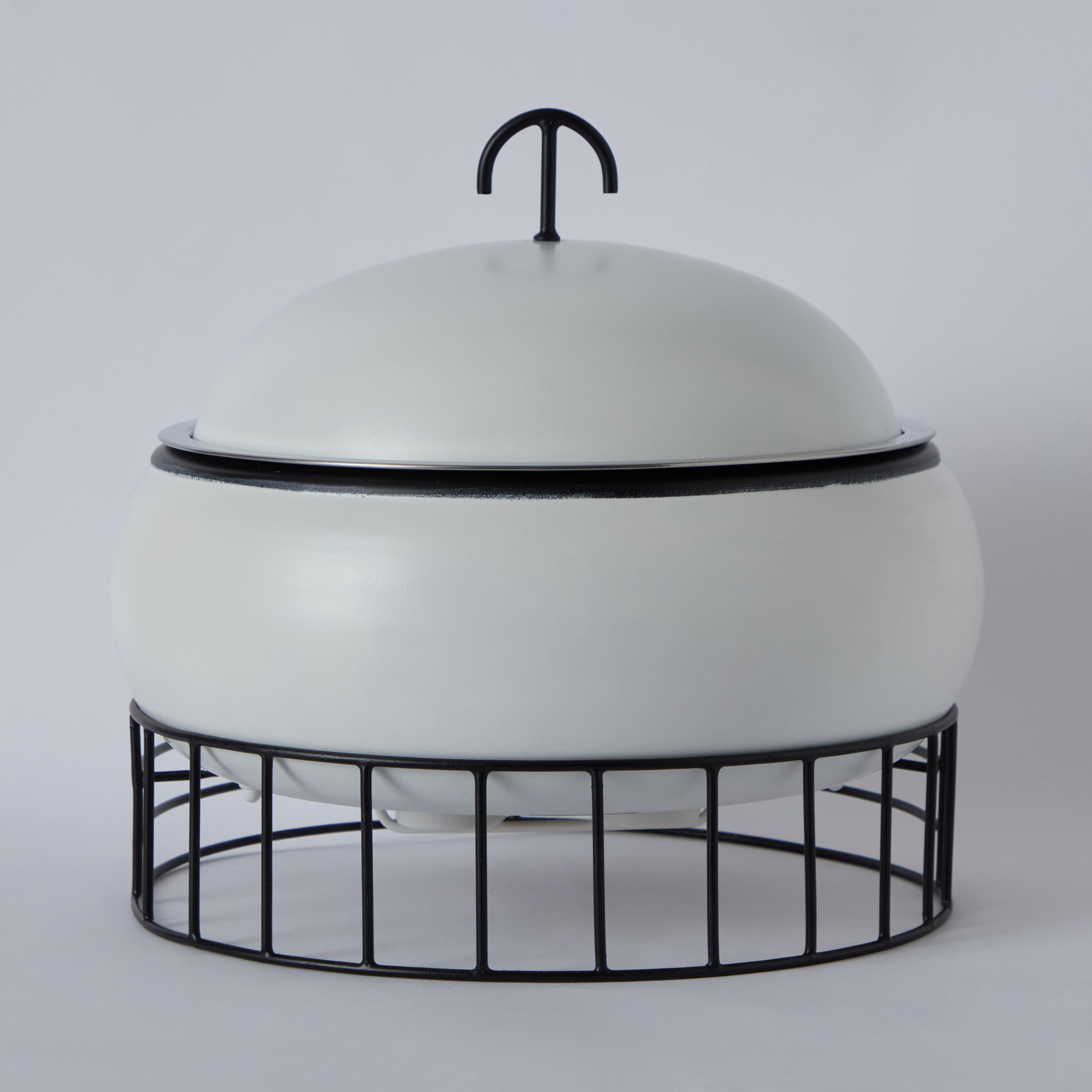 Ornate Chafing Dish With Tealight Holder - 3 L-hbxdecorandfurnishings-tabletop-serveware-image-6