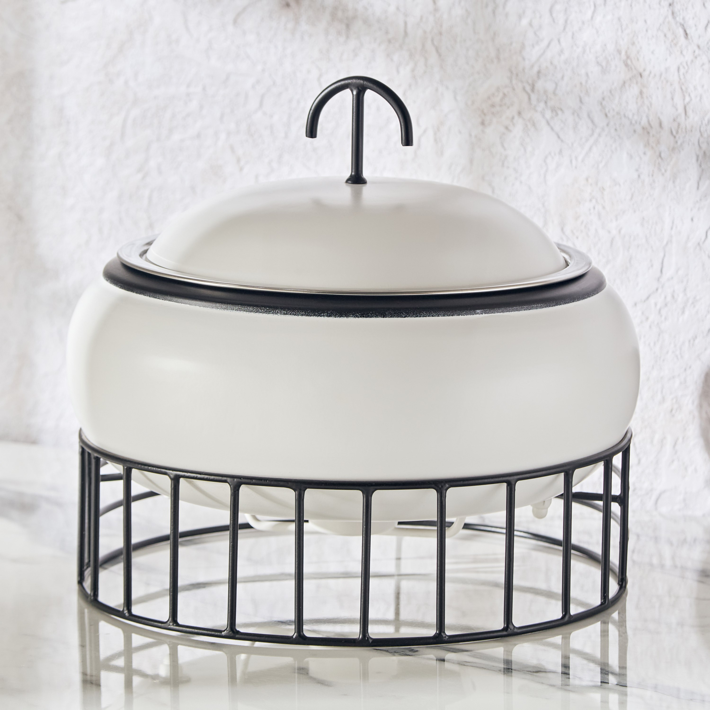صحن تسخين مع حامل شموع صغيرة من أورنيت - 1.5 لتر-hbxdecorandfurnishings-tabletop-serveware-image-2