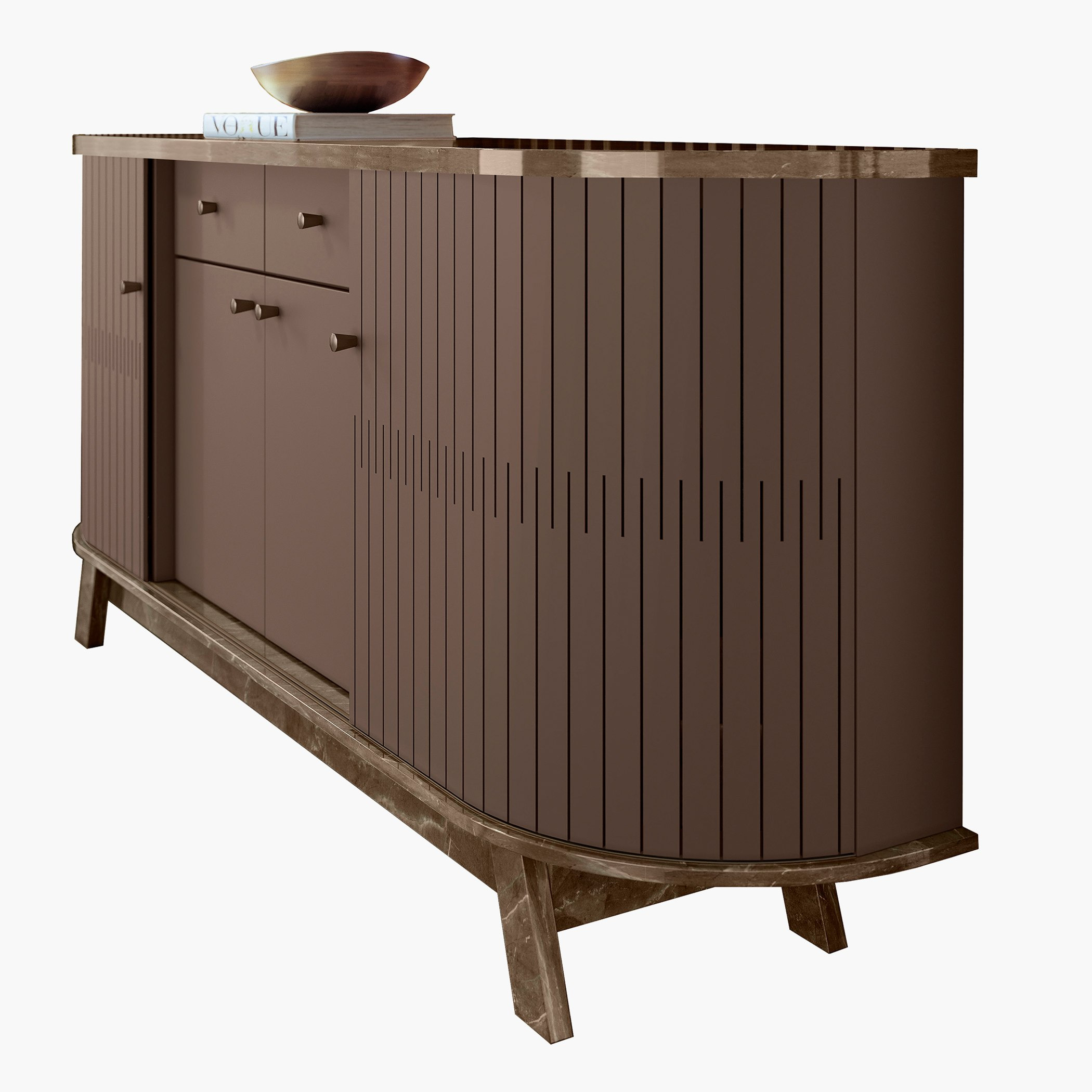 خزانة جانبية بـ 4 أبواب ودرجين من فالنسيا-hbxfurniture-diningroom-buffetsandsideboards-image-8