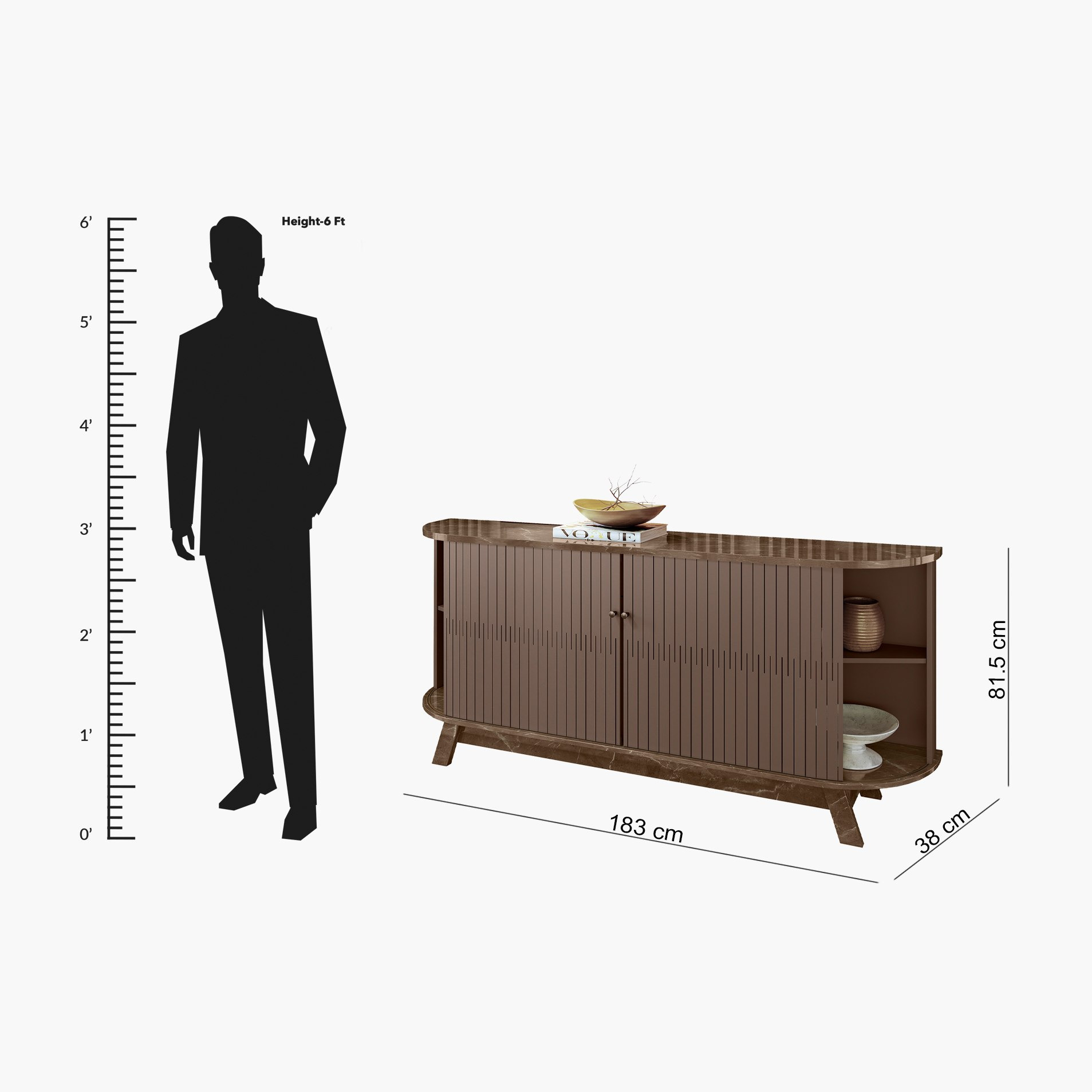 خزانة جانبية بـ 4 أبواب ودرجين من فالنسيا-hbxfurniture-diningroom-buffetsandsideboards-image-10