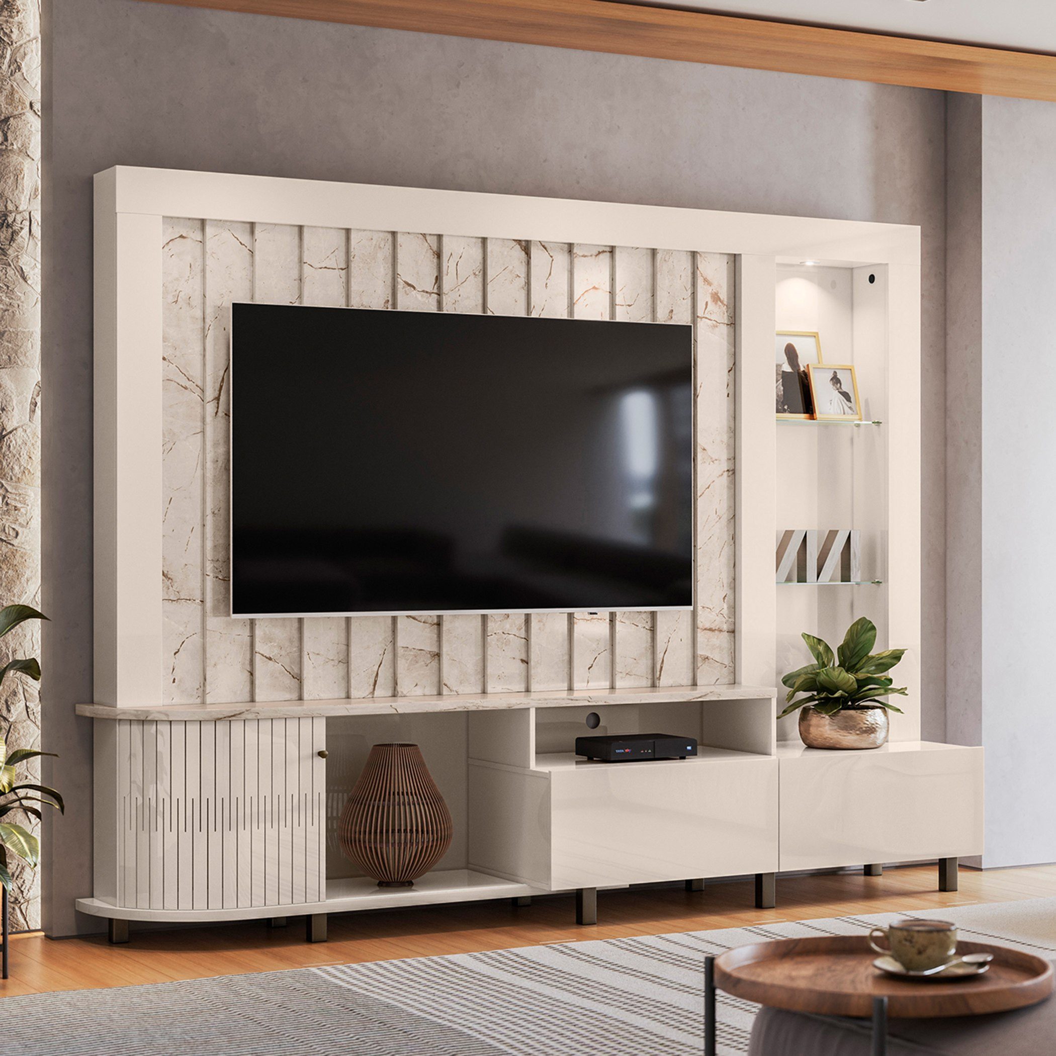Valencia Wall Unit for TVs up to 70 inches-hbxlivingroom-mediaunitsandstorage-wallunits-image-1