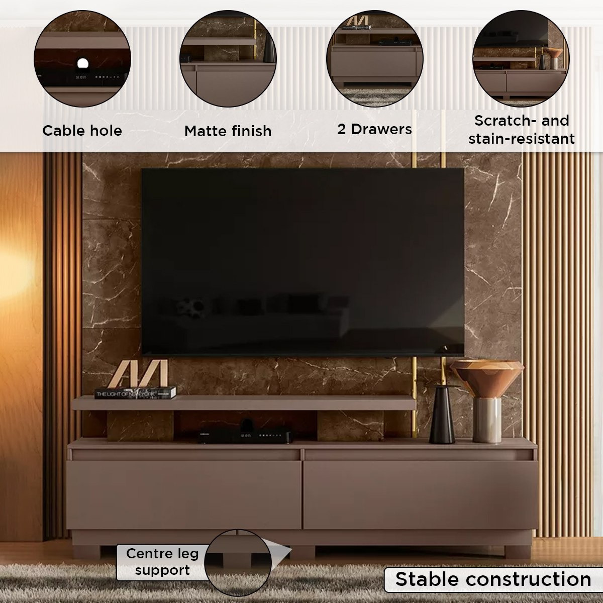 وحدة حائط تلفزيون حتى 75 بوصة من ستيف-hbxlivingroom-mediaunitsandstorage-wallunits-image-5