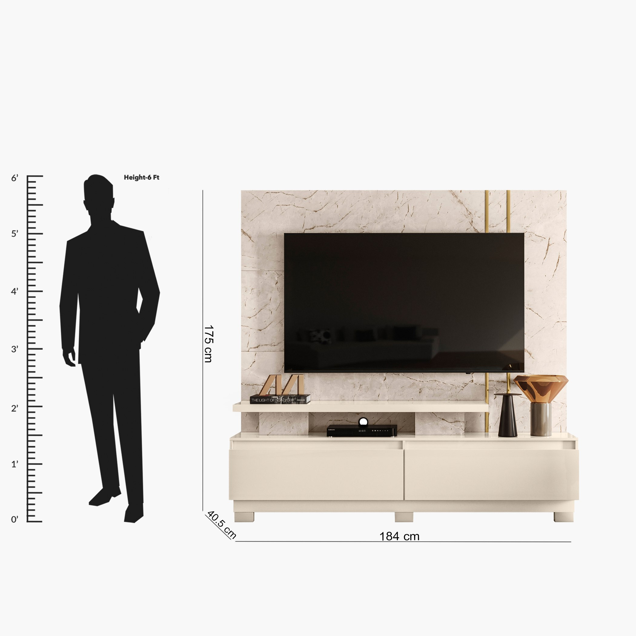 وحدة حائط تلفزيون حتى 75 بوصة من ستيف-hbxlivingroom-mediaunitsandstorage-wallunits-image-5