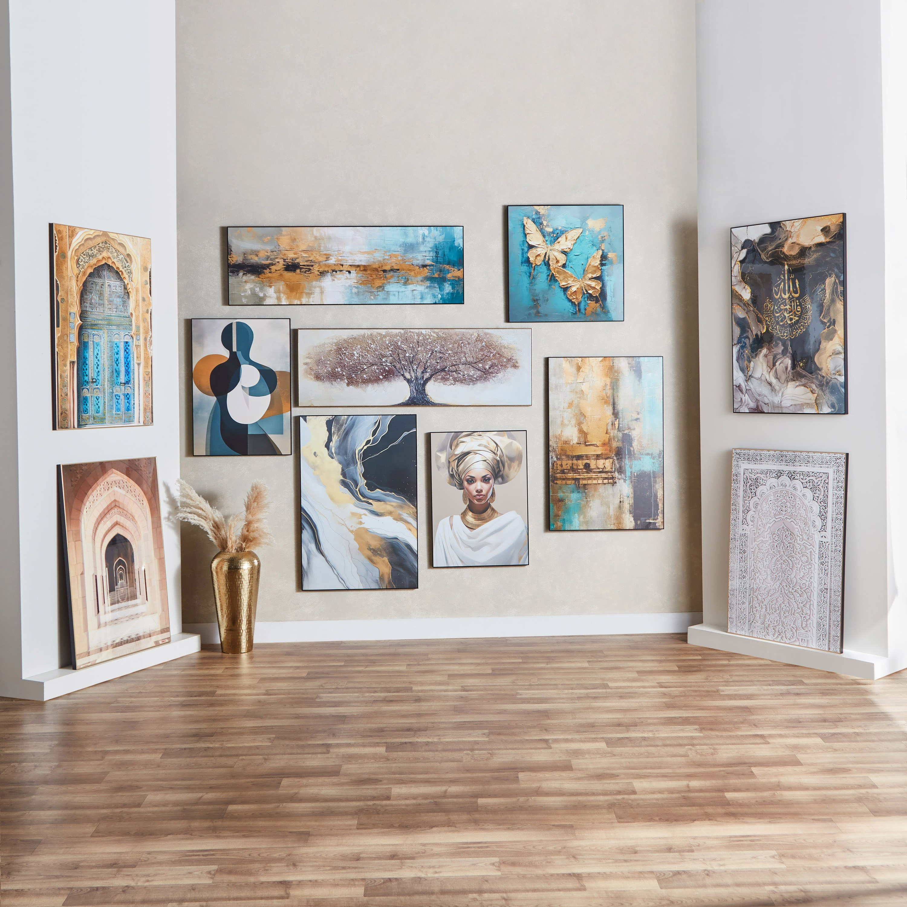 لوحة مؤطرة كانفاس شديدة اللمعان بتصميم بوب آرت من إقرأ - 50x70 سم-hbxhomeware-hbxdecorandfurnishings-image-4