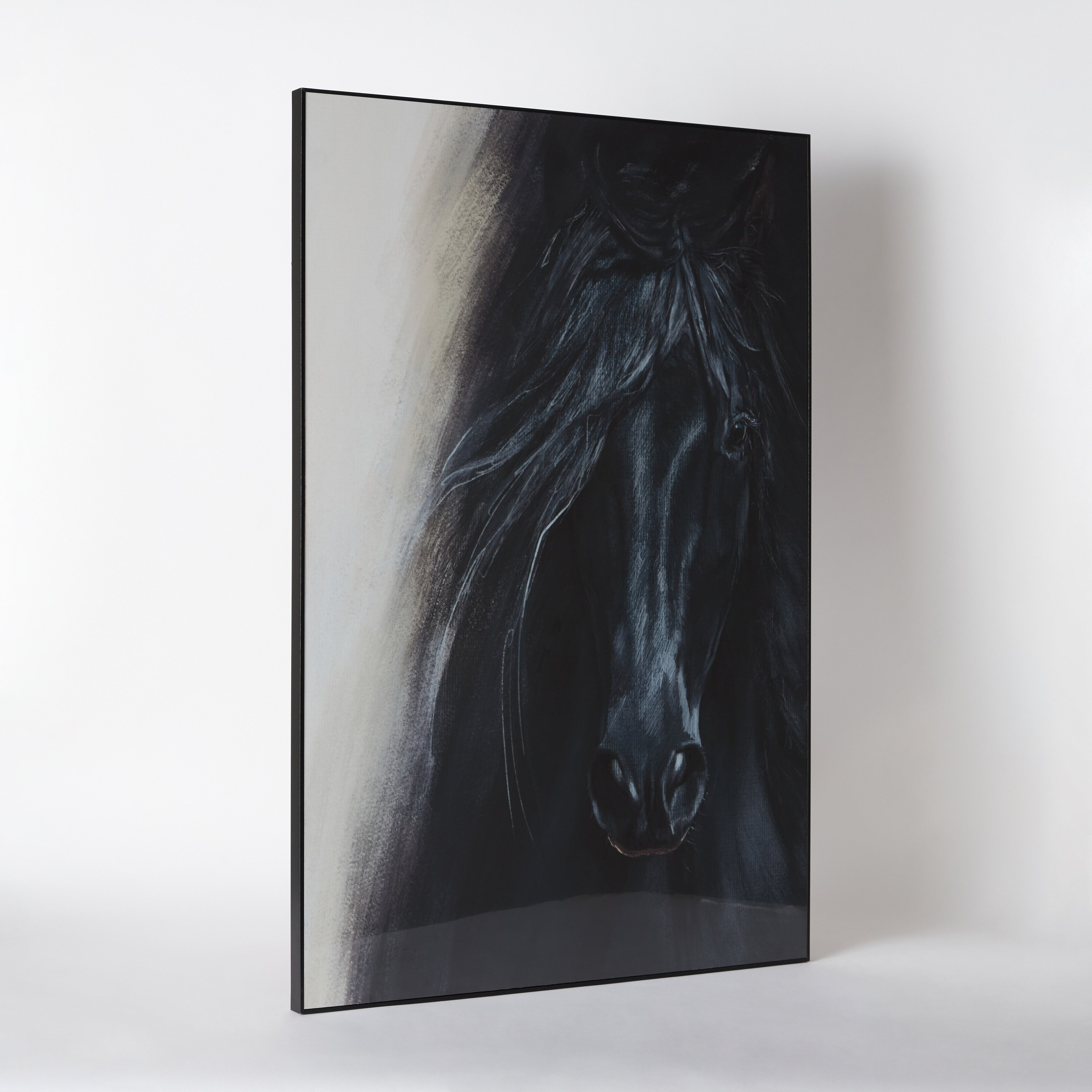 لوحة مؤطرة عالية اللمعان لحصان من إقرأ - 60x90 سم-hbxhomeware-hbxdecorandfurnishings-image-6