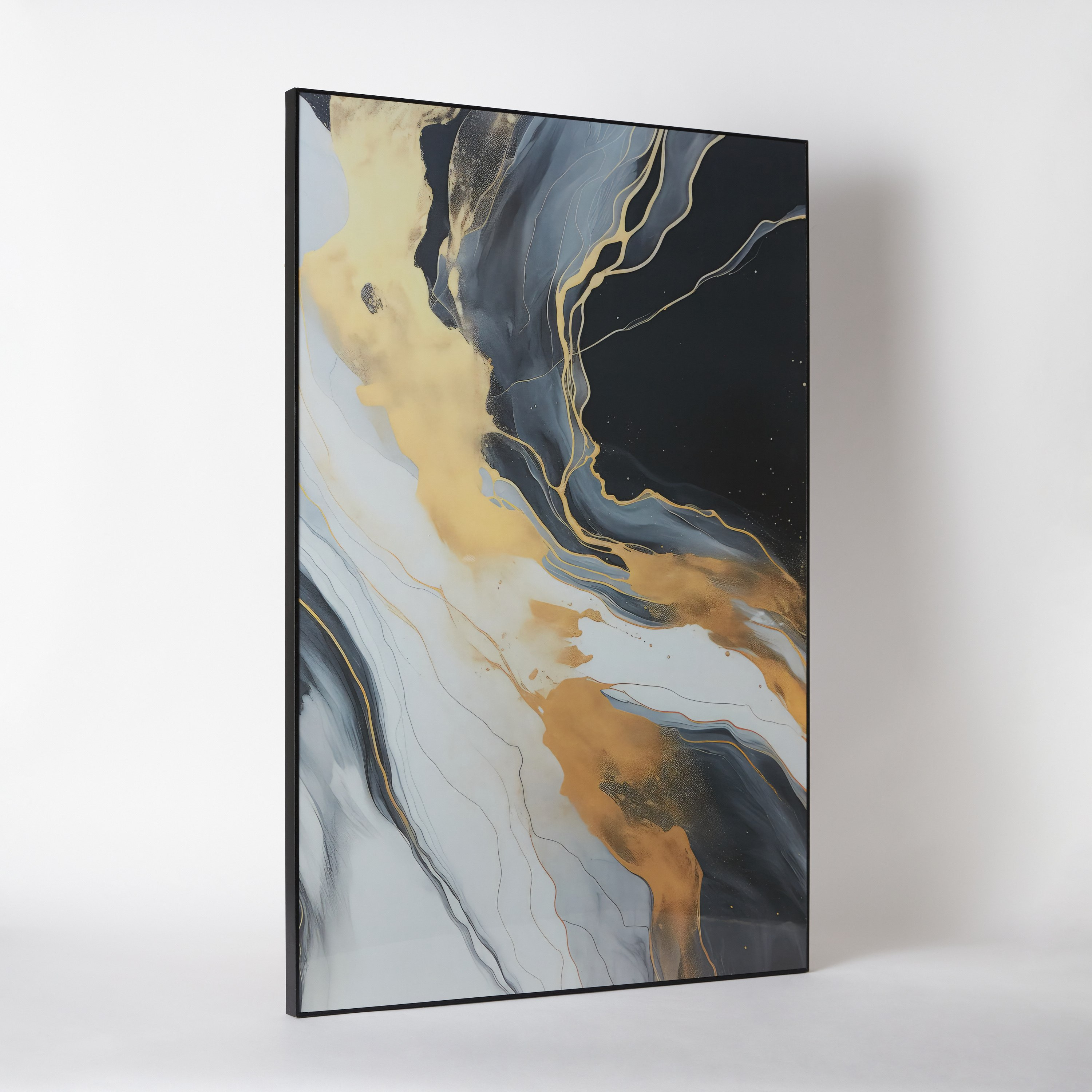 لوحة مؤطرة شديدة اللمعان بملمس بارز وتصميم عصري من اقرأ - 60x90 سم-hbxhomeware-hbxdecorandfurnishings-image-5