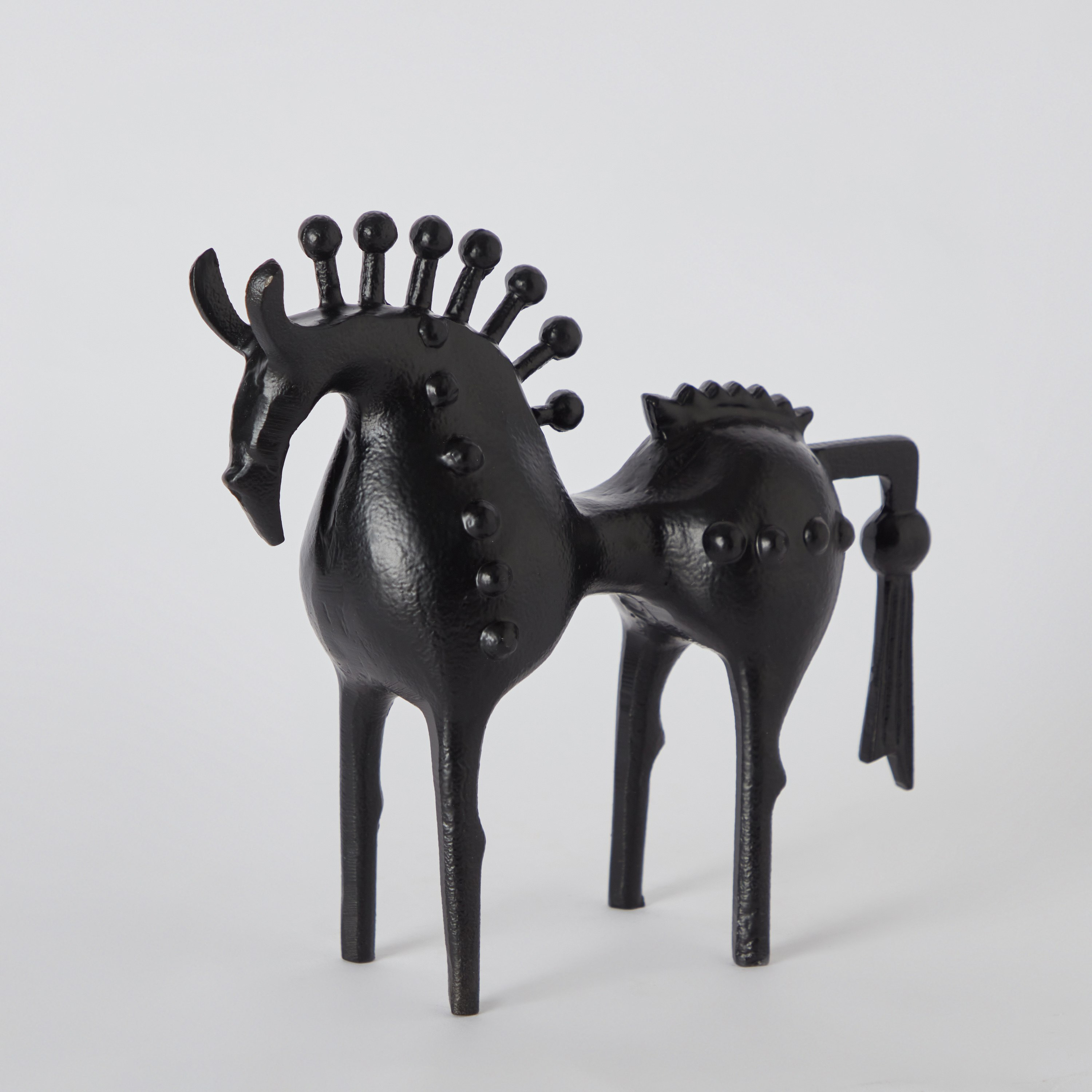 Astro Aluminium Decorative Horse Table Accent - 25x9x23 cm-hbxhomeware-homedecor-figurinesandornaments-image-6