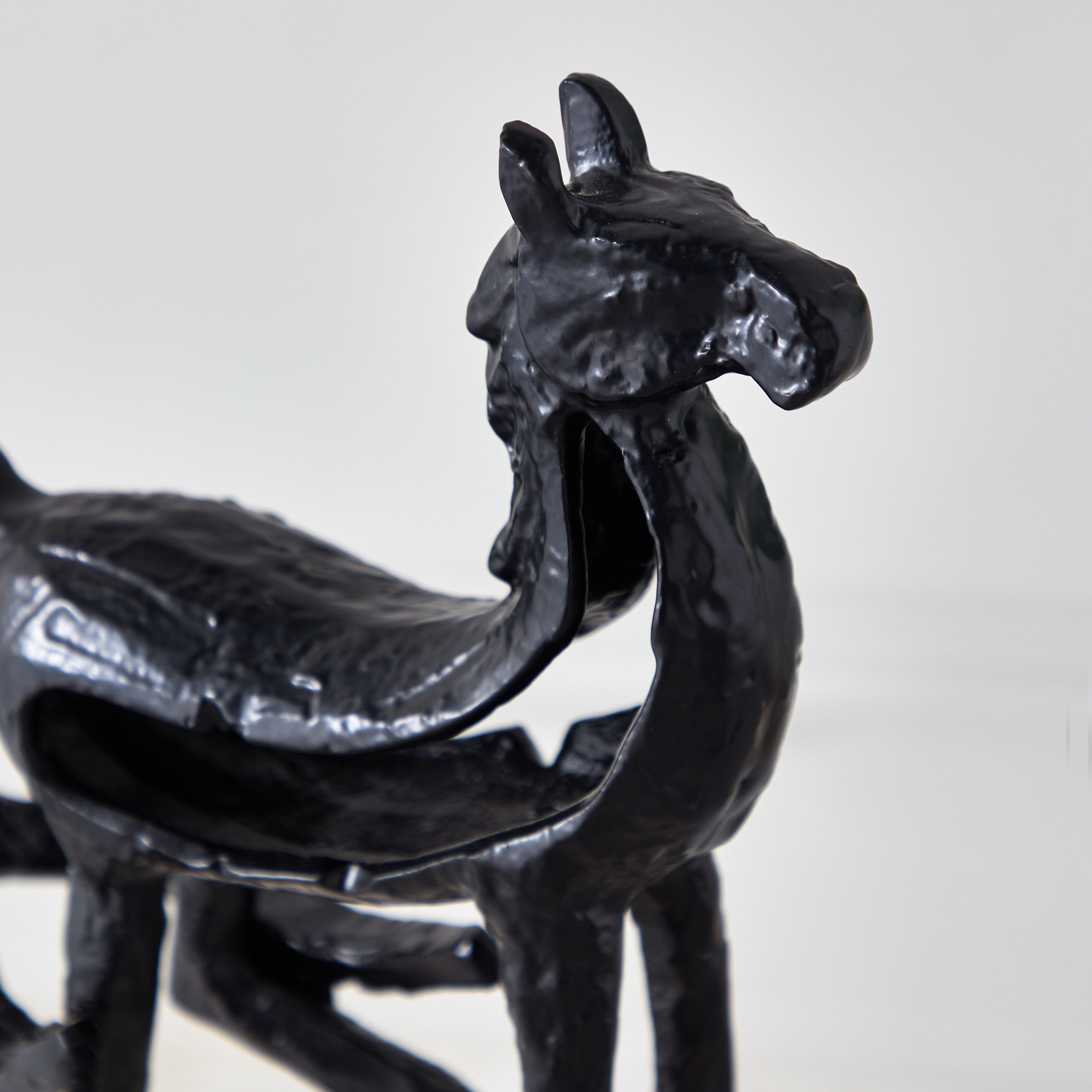 Astro Aluminium Decorative Horse Table Accent with Marble Base - 23x9x29 cm-hbxhomeware-homedecor-figurinesandornaments-image-5