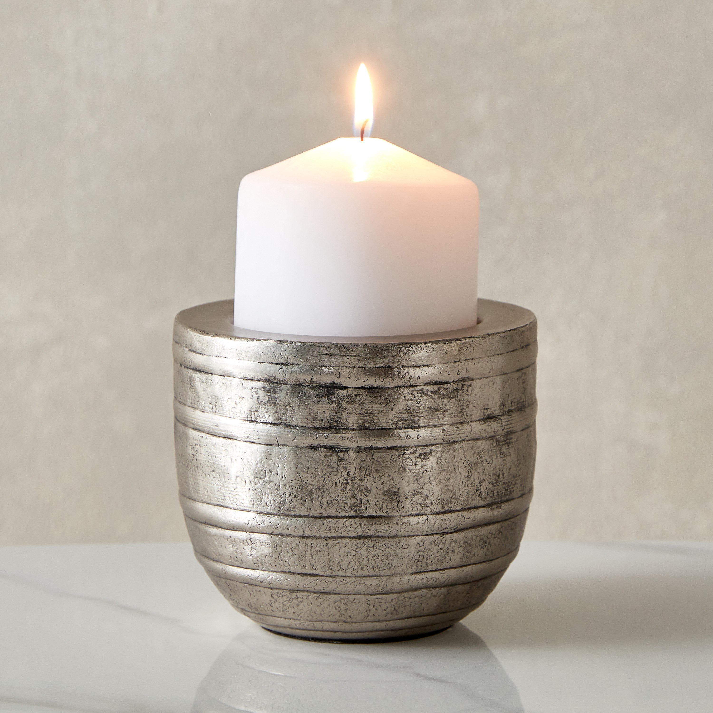 Lauren Metal T-Light Holder - 12x12x10 cm-hbxlivingroom-decorandaccessories-candleholders-image-1