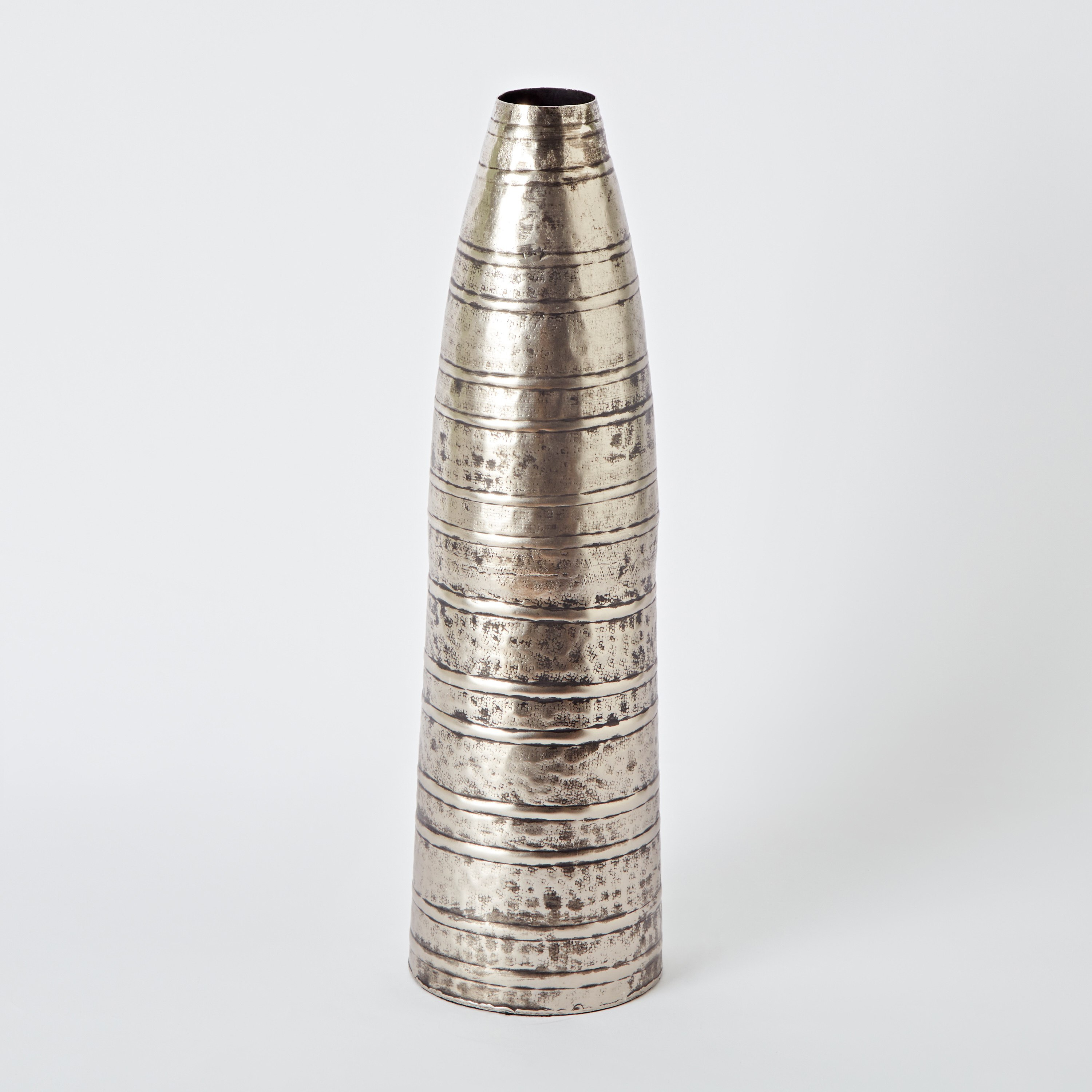 مزهرية طاولة معدنية من لورين - 14x14x50 سم-hbxbedroom-decorandaccessories-vases-image-6