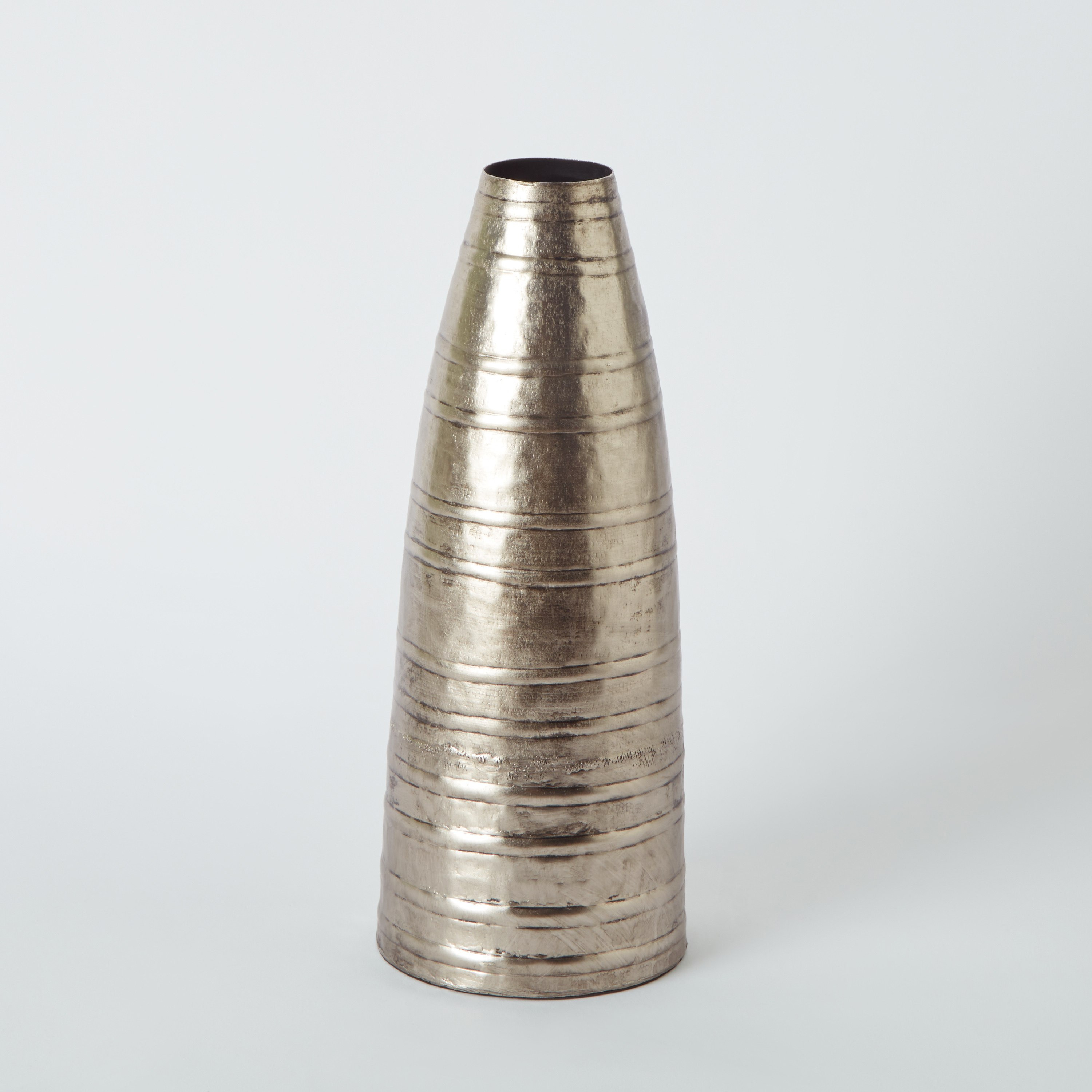 مزهرية طاولة معدنية من لورين - 13x13x35 سم-hbxbedroom-decorandaccessories-vases-image-6