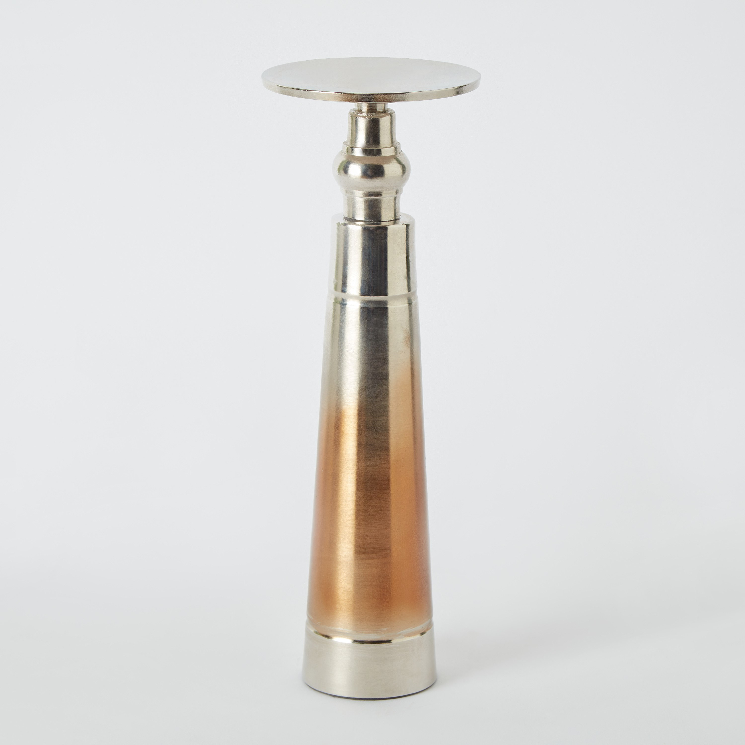 حامل شموع معدني عمودي بلونين من أوكتان - 10x10x34 سم-hbxlivingroom-decorandaccessories-candleholders-image-6