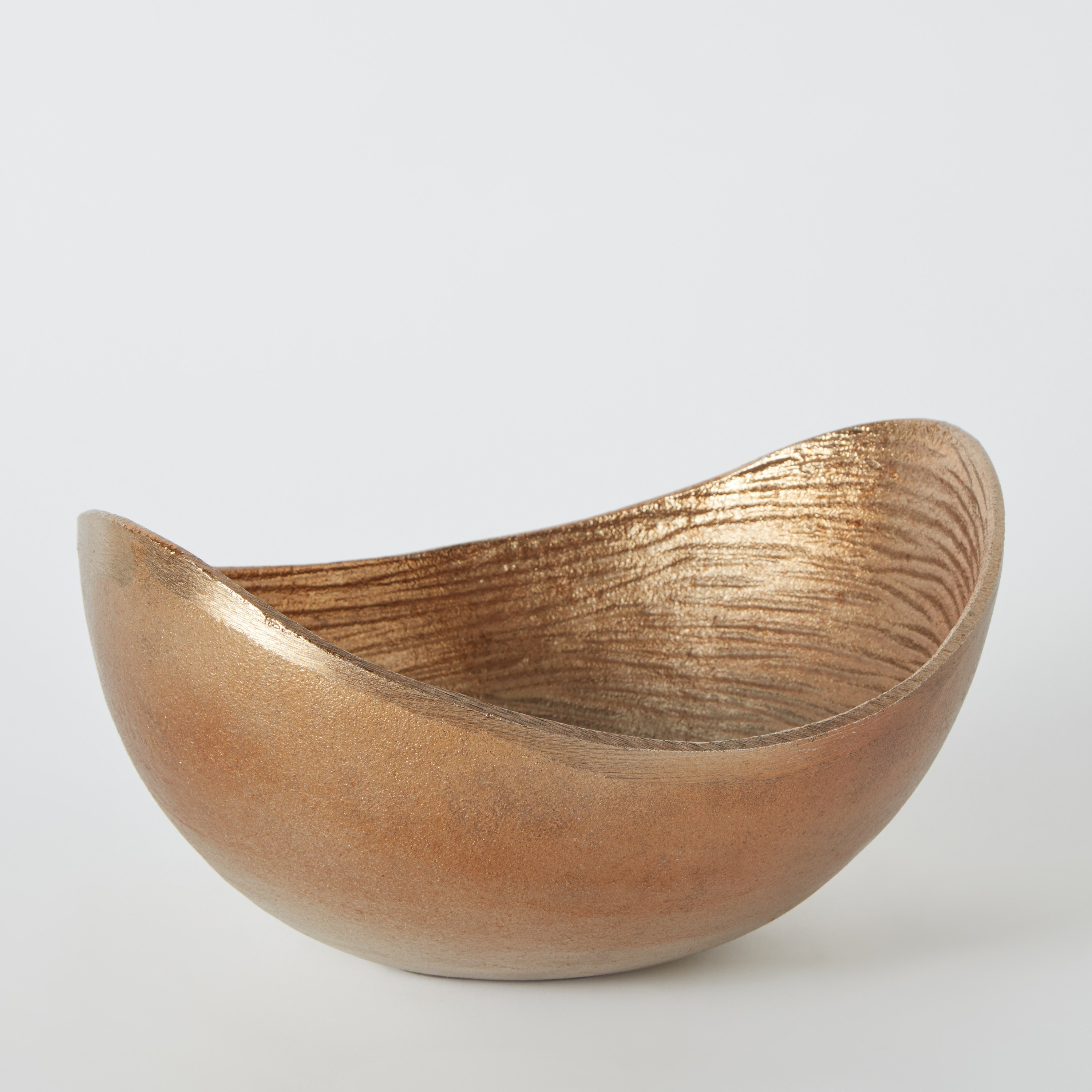 وعاء ديكور من الألومنيوم بلونين من أوكتان - 25x21x13 سم-hbxdecorandfurnishings-homeaccessories-bowls-image-6