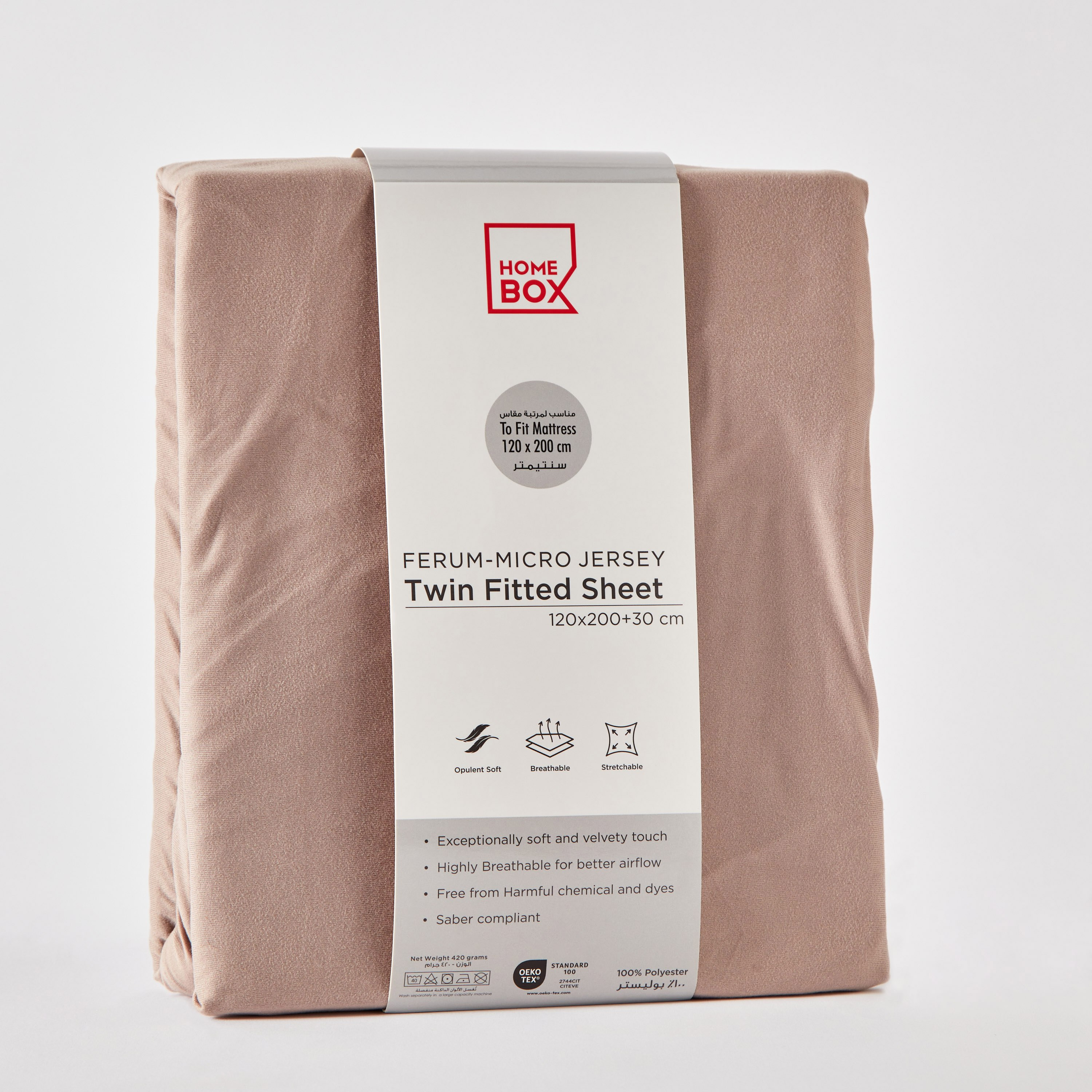 Ferum Micro Jersey Twin Fitted Sheet - 120x200+30 cm-hbxhomeware-hbxbedroom-image-7