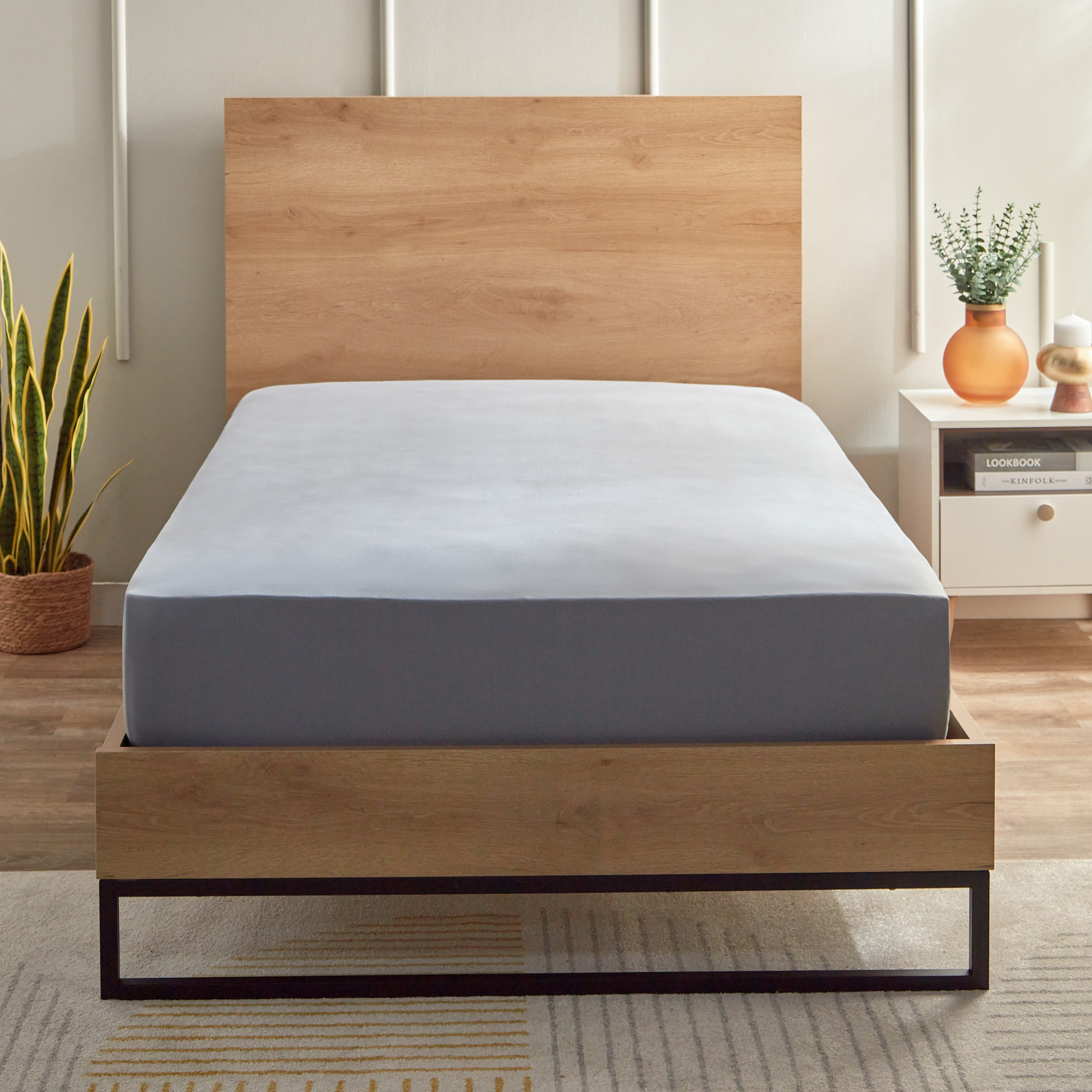 Ferum Micro Jersey Twin Fitted Sheet - 120x200+30 cm-hbxhomeware-hbxbedroom-image-2