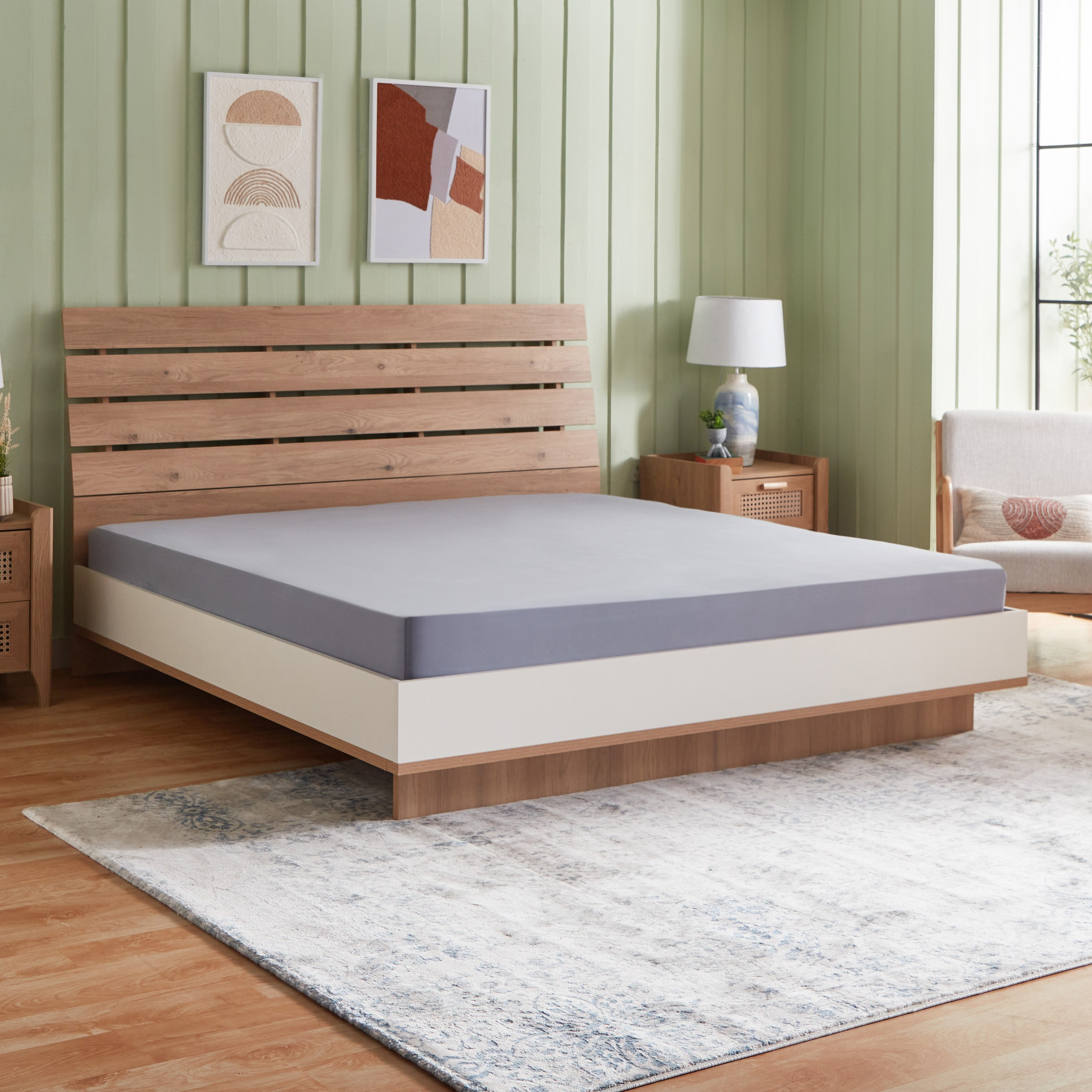 Ferum Micro Jersey Queen Fitted Sheet - 150x200+30 cm-hbxhomeware-hbxbedroom-image-1