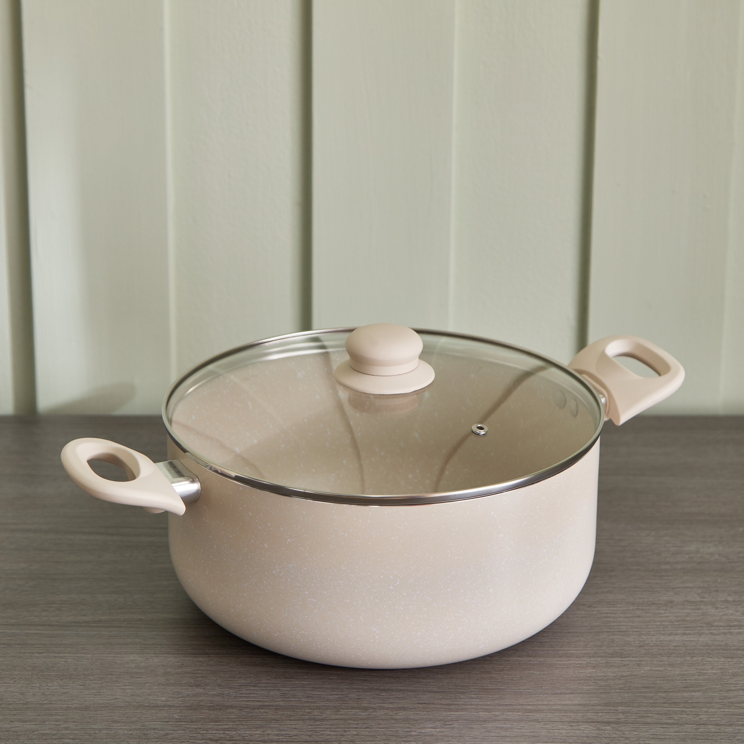 Feast Marble Coating Casserole with Lid - 26 cm-hbxhomeware-hbxkitchen-image-2
