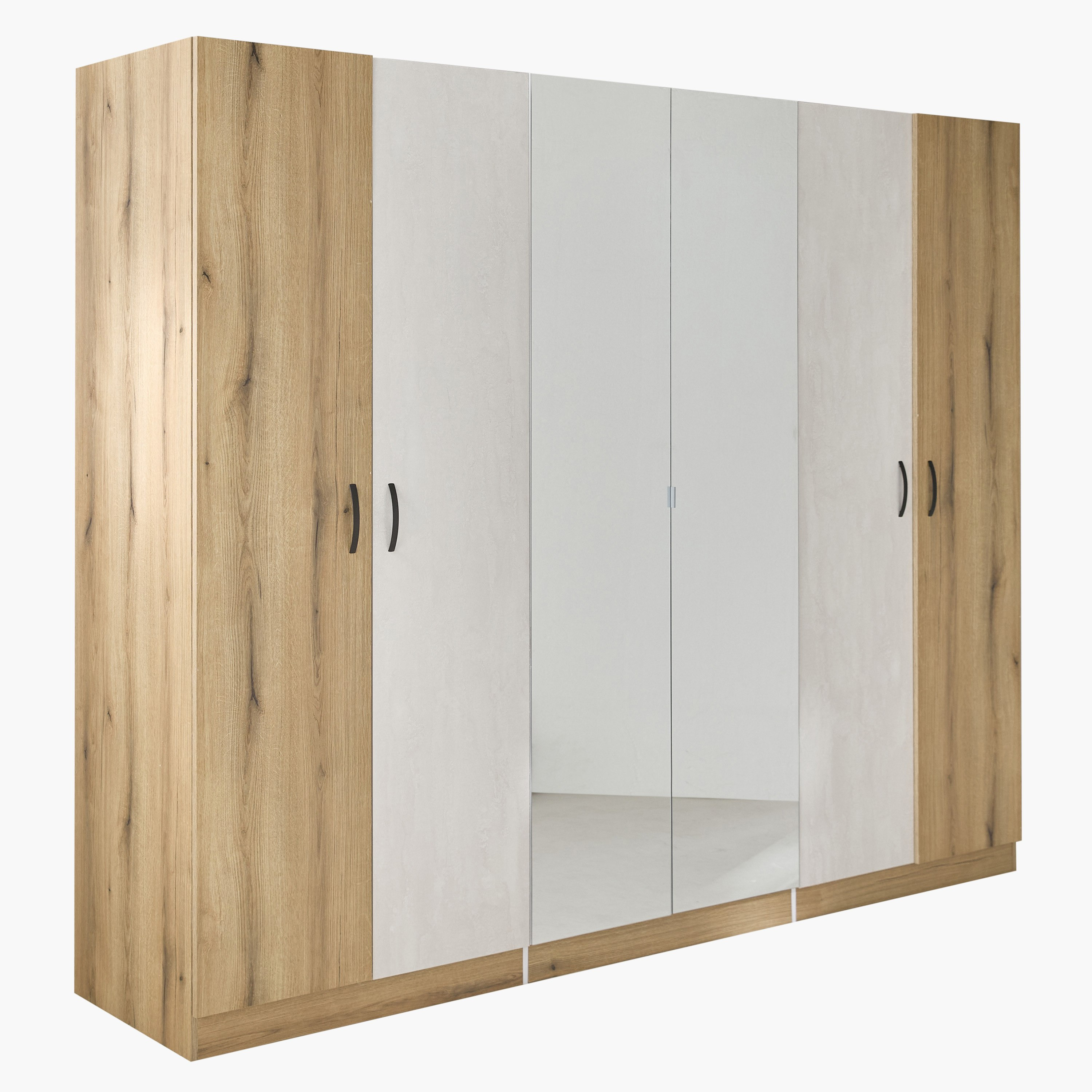 Athens Uber 6-Door Wardrobe with 2 Mirrors-hbxfurniture-wardrobes-image-12