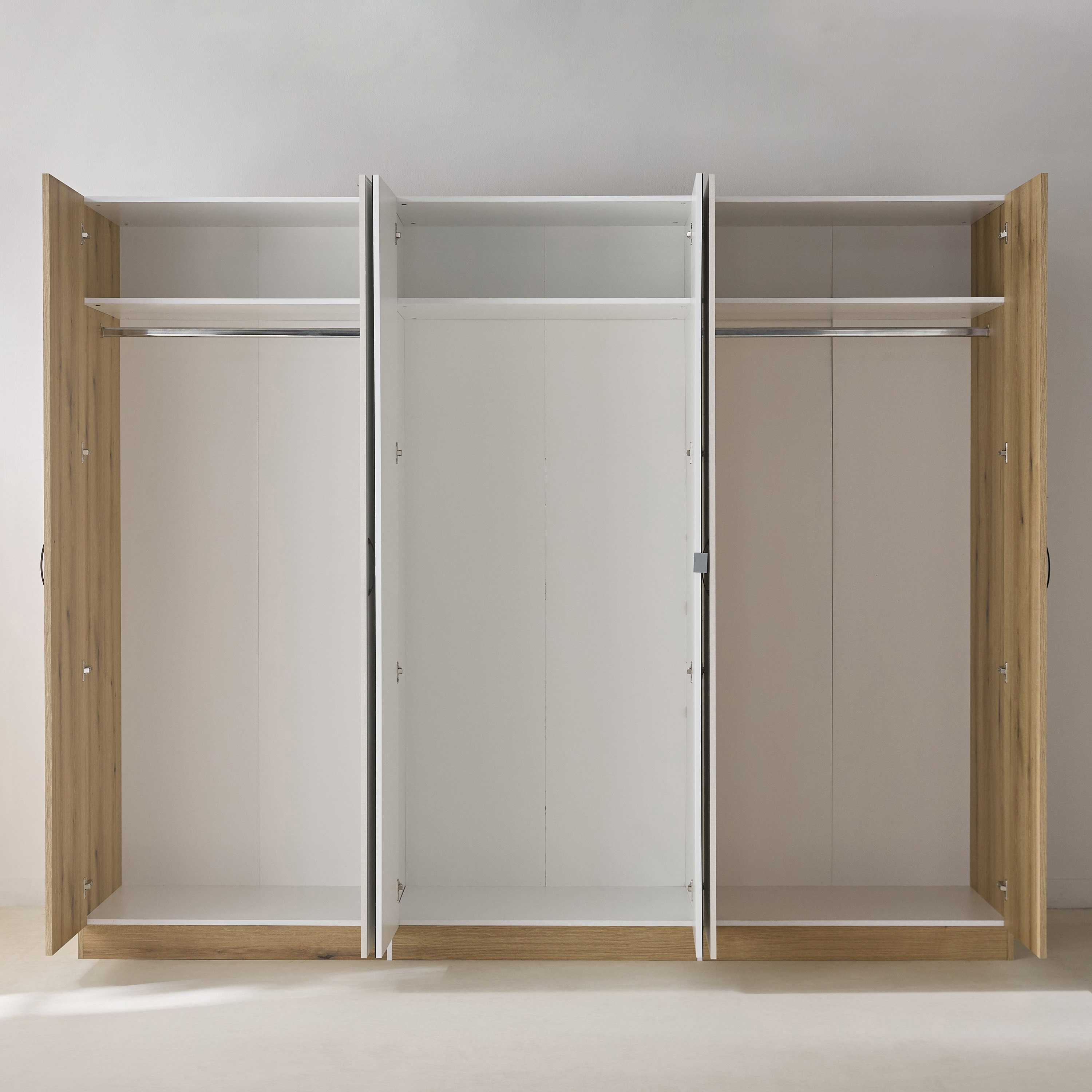 Athens Uber 6-Door Wardrobe with 2 Mirrors-hbxfurniture-wardrobes-image-4
