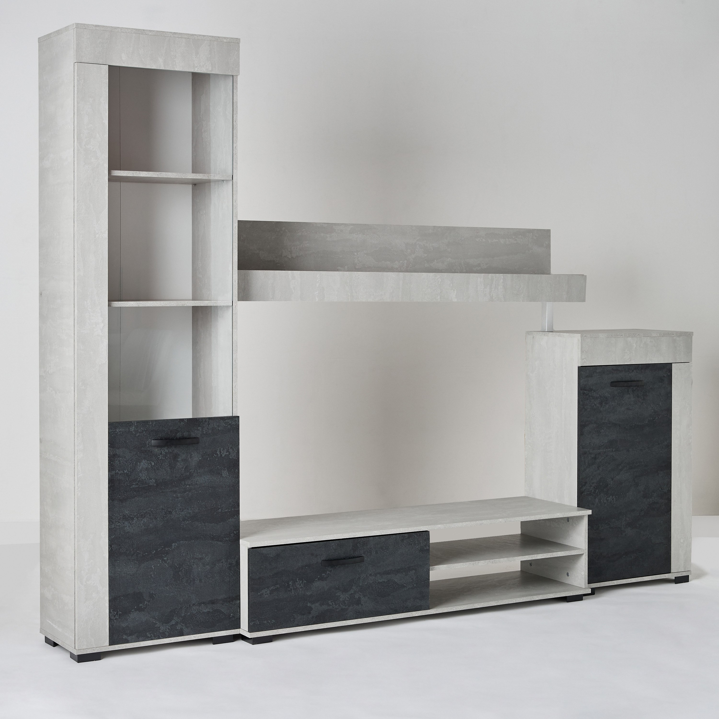 وحدة حائط بمساحة تخزين لأجهزة التلفزيون حتى 55 بوصة من باتارا-hbxlivingroom-mediaunitsandstorage-wallunits-image-11
