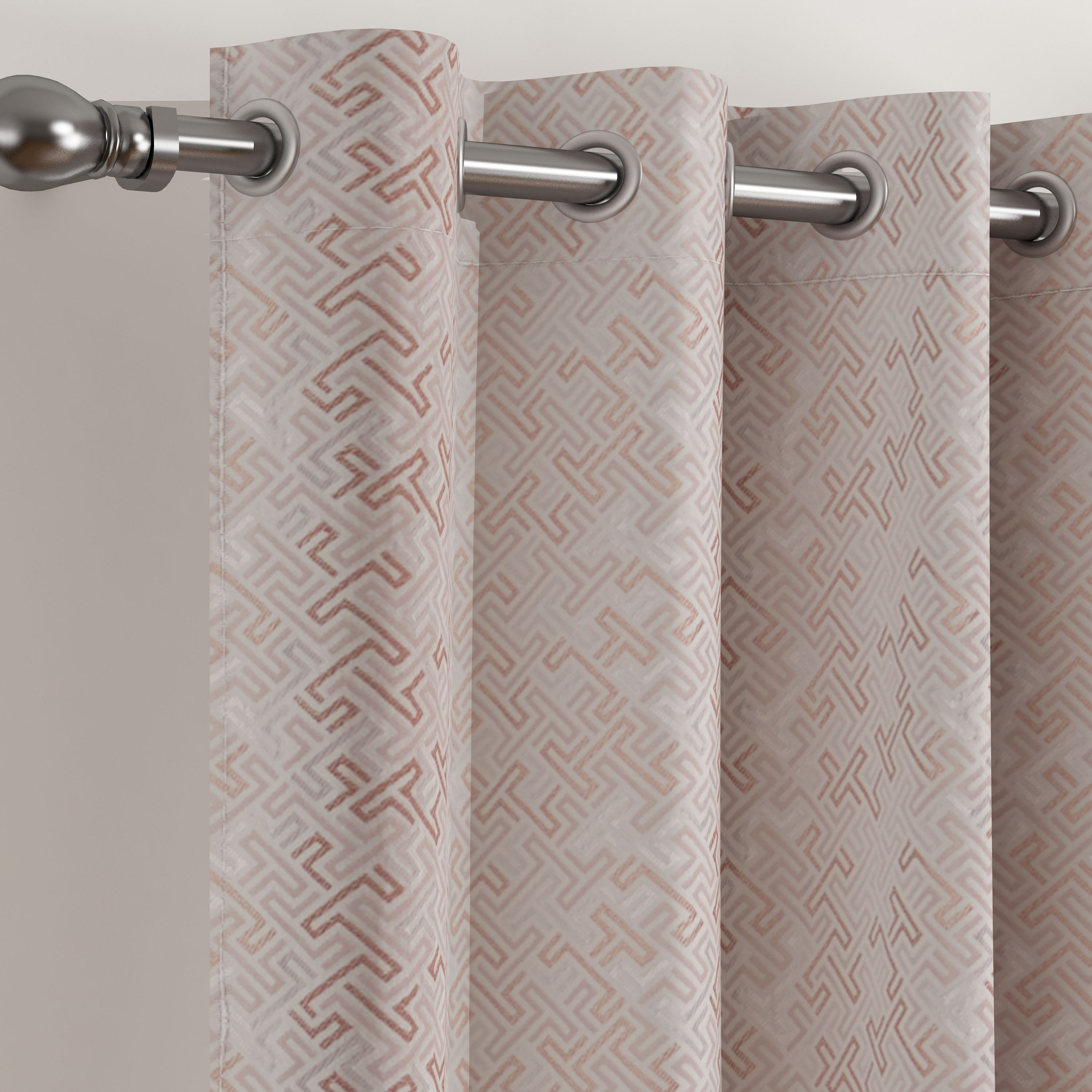 Meknes 2-Piece Jacquard Curtain Set - 140x240 cm-hbxhomeware-hbxdecorandfurnishings-image-2