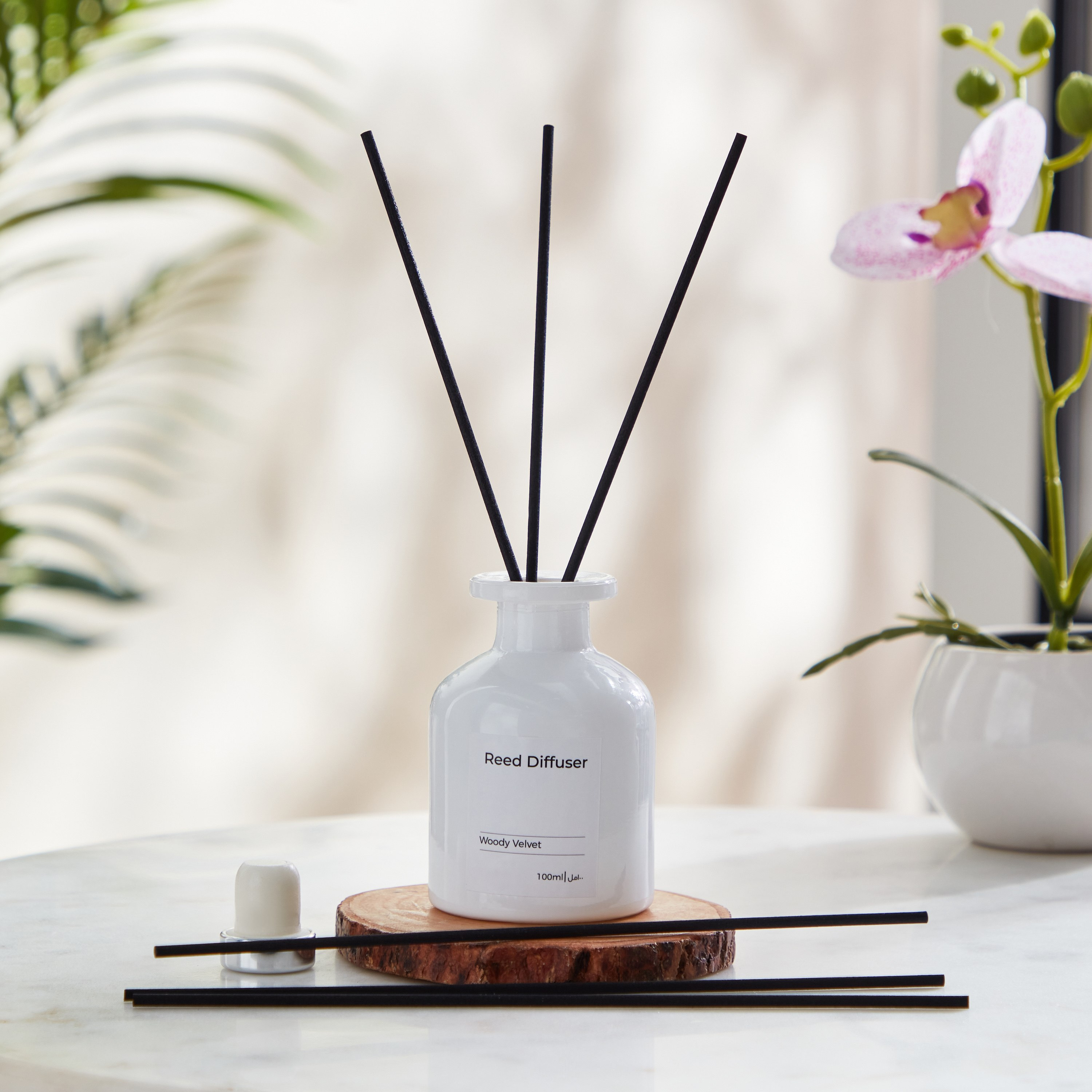 موزع عطور بأعواد وودي فيلفيت من بالمي - 100 مل-hbxbedroom-homefragrance-diffusers-image-1