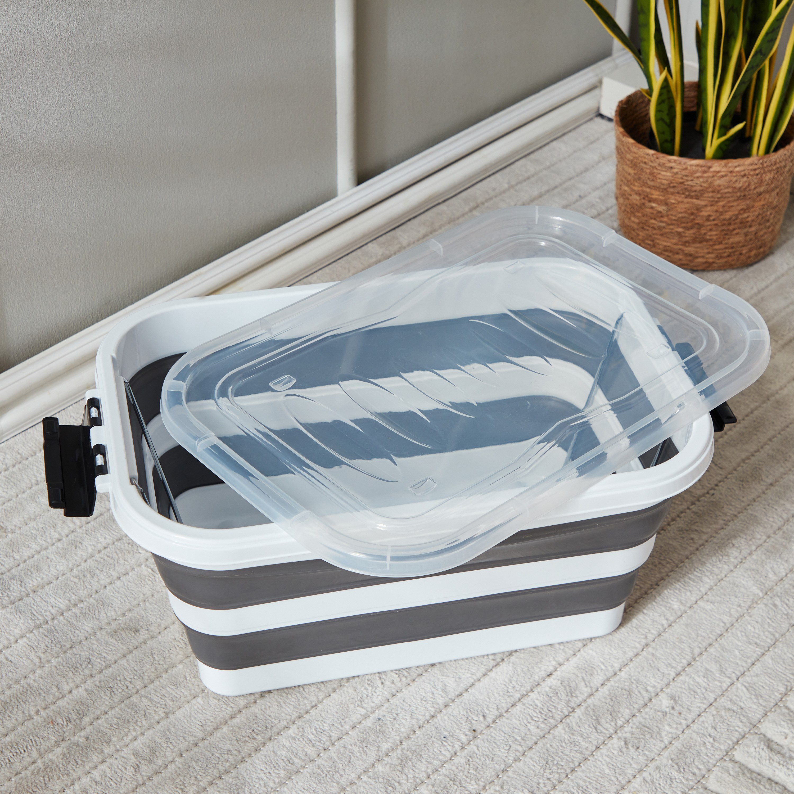 صندوق تخزين موفر للمساحة قابل للطي - 30 لتر-hbxbedroom-bedroomaccessories-bedroomstorage-image-3