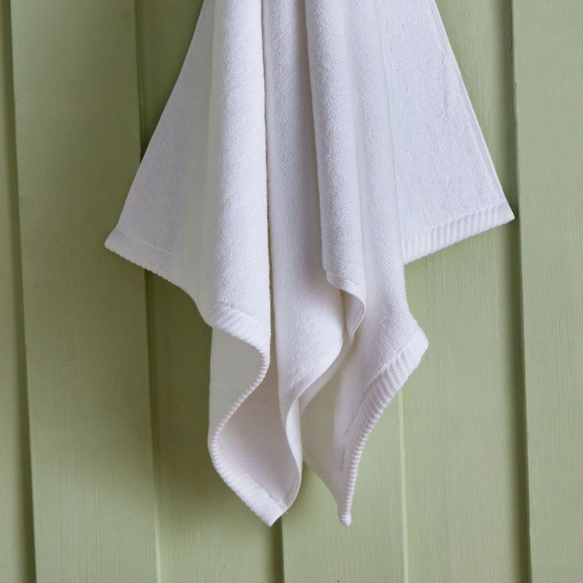 White Haven Zoey Cotton Hand Towel - 50x100 cm-Bathroom Textiles-image-2