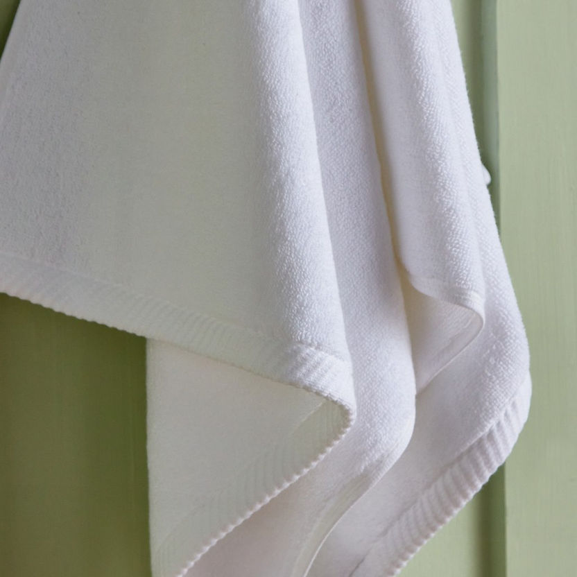 White Haven Zoey Cotton Hand Towel - 50x100 cm-Bathroom Textiles-image-3