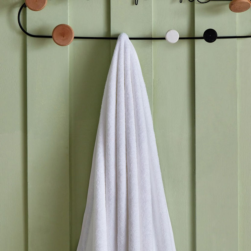 White Haven Zoey Cotton Bath Sheet - 90x180 cm-Bathroom Textiles-image-1