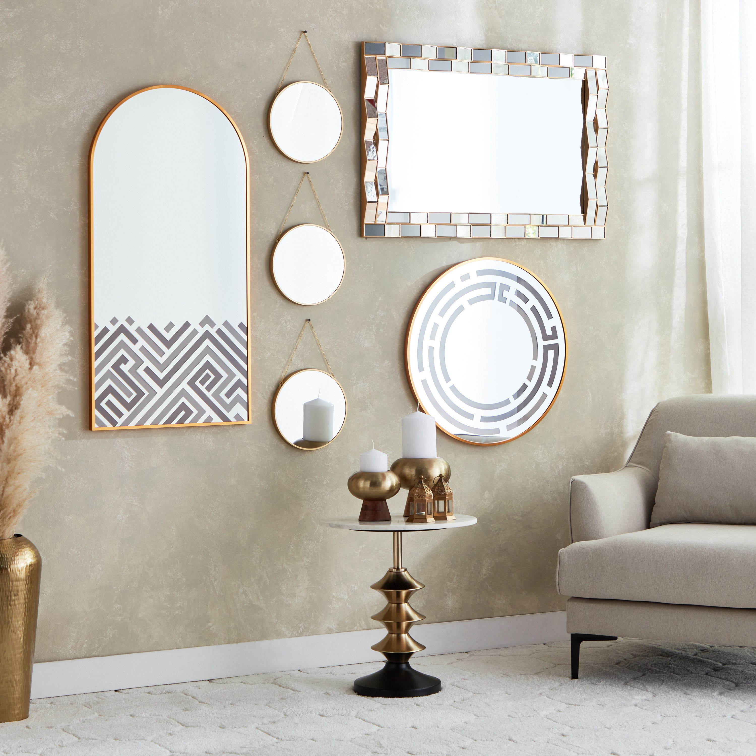 Meer Aluminium Outer Frame Mirror - 60x60x25 cm-PROMO_HB_AE_B2G2_011025-image-5