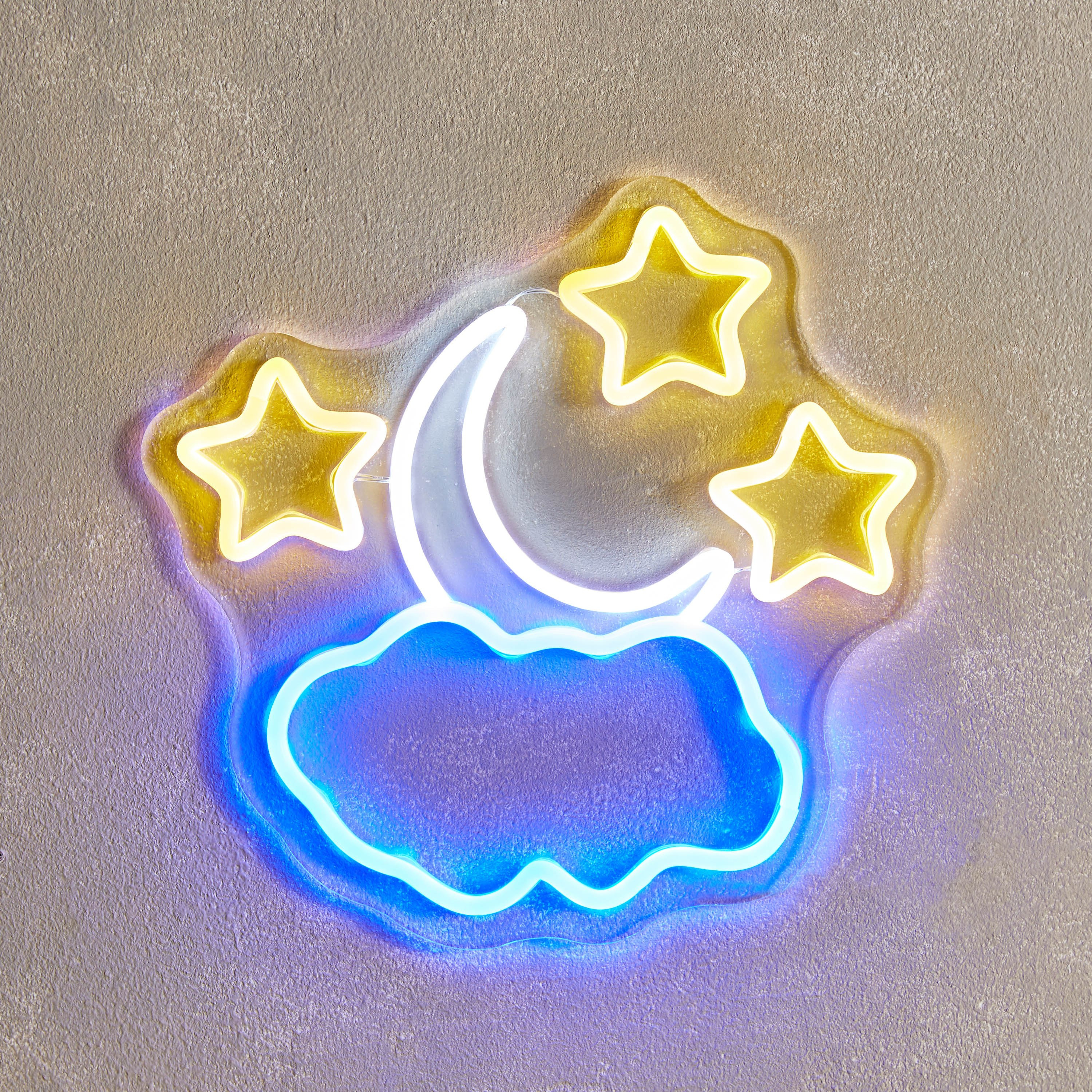 إضاءة نيون إل إي دي مع كابل يو إس بي 2 متر من أورلا - 33x2x31 سم-hbxdiningroom-lighting-decorativesandstringlights-image-1
