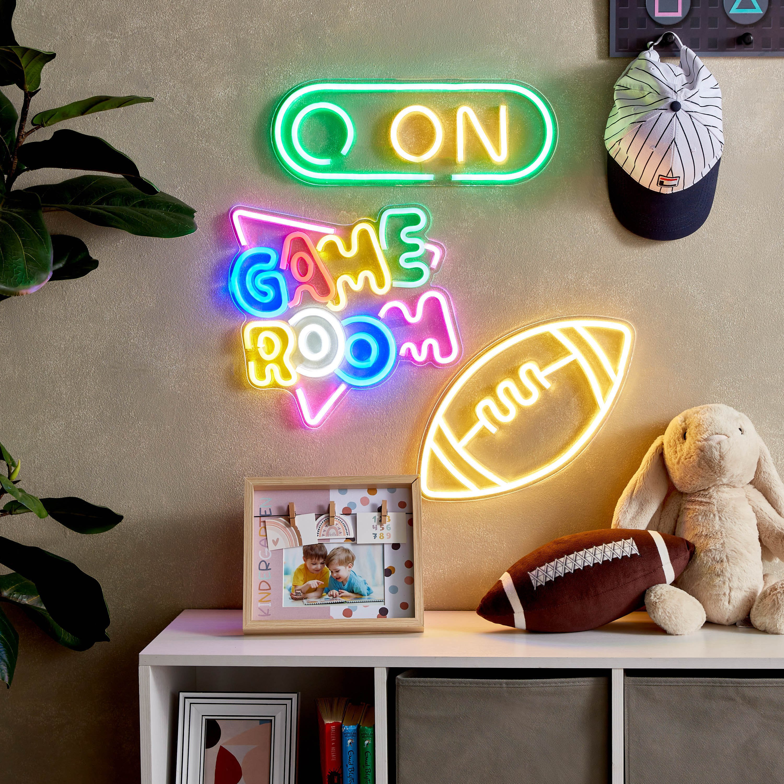 إضاءة نيون إل إي دي مع كابل يو إس بي 2 متر من أركيد - 42x1.6x15.5 سم-hbxhomeware-lighting-decorativesandstringlights-image-5