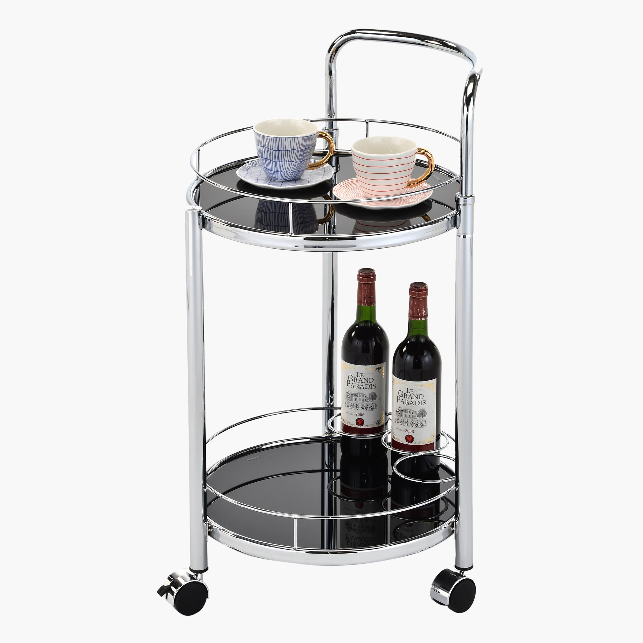 عربة ضيافة بطابقين من سترول-hbxlivingroom-tablesandstands-servingtrolleys-image-2