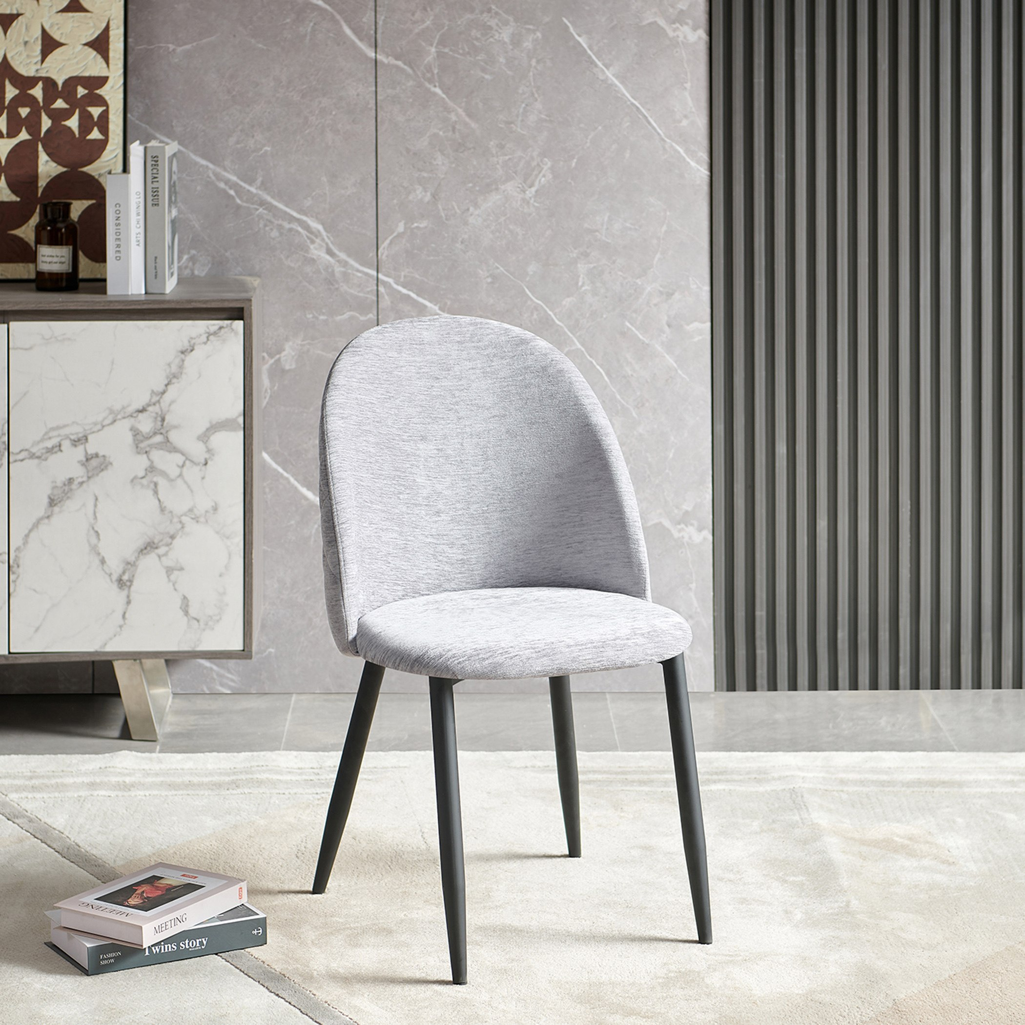 طقم سفرة بسطح من الحجر الملبد 6 مقاعد من ويلويك-hbxfurniture-diningtablesandsets-diningsets-sixseater-image-11