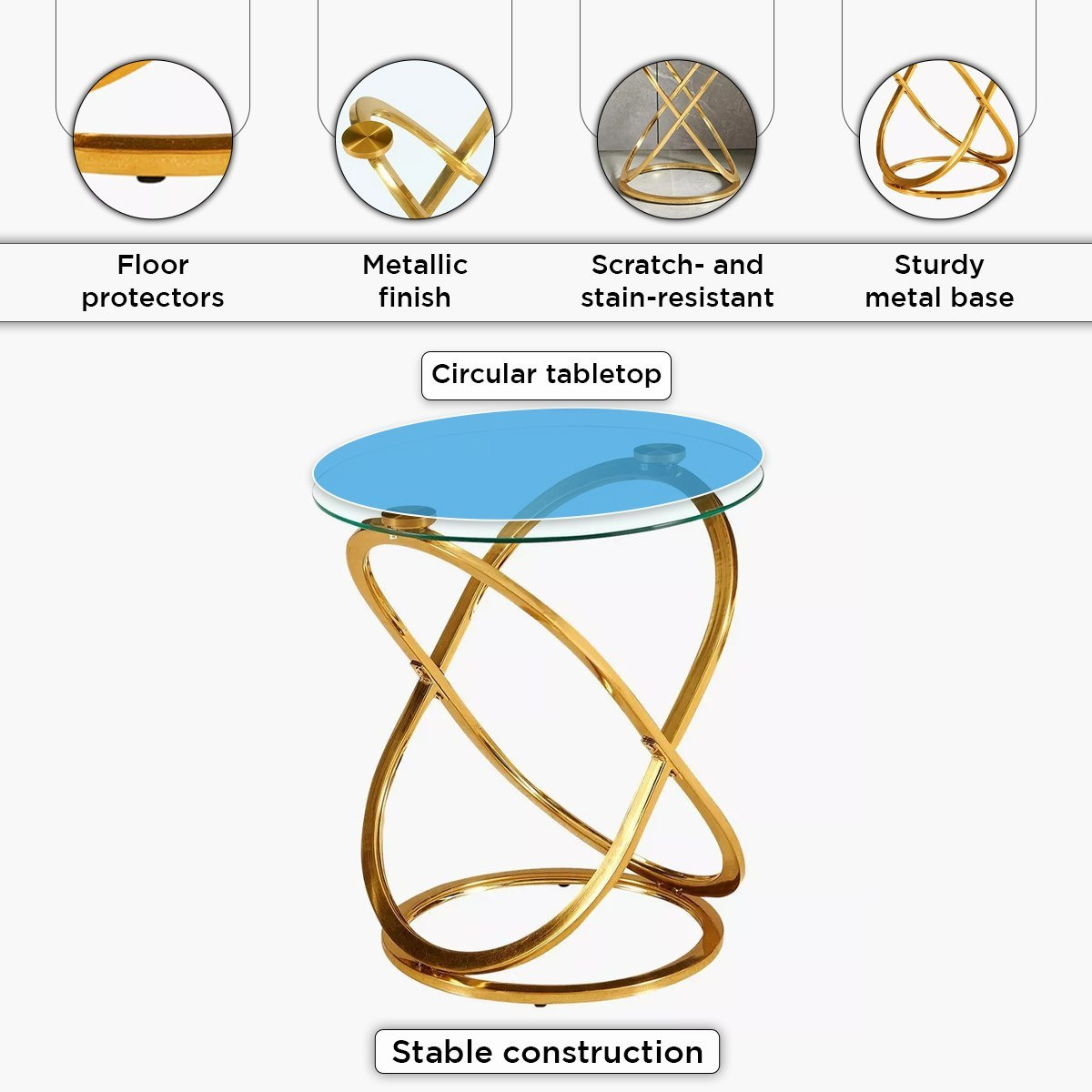 طاولة جانبية زجاج إن إكس تي من كارلتون-hbxfurniture-livingroom-endtables-image-6