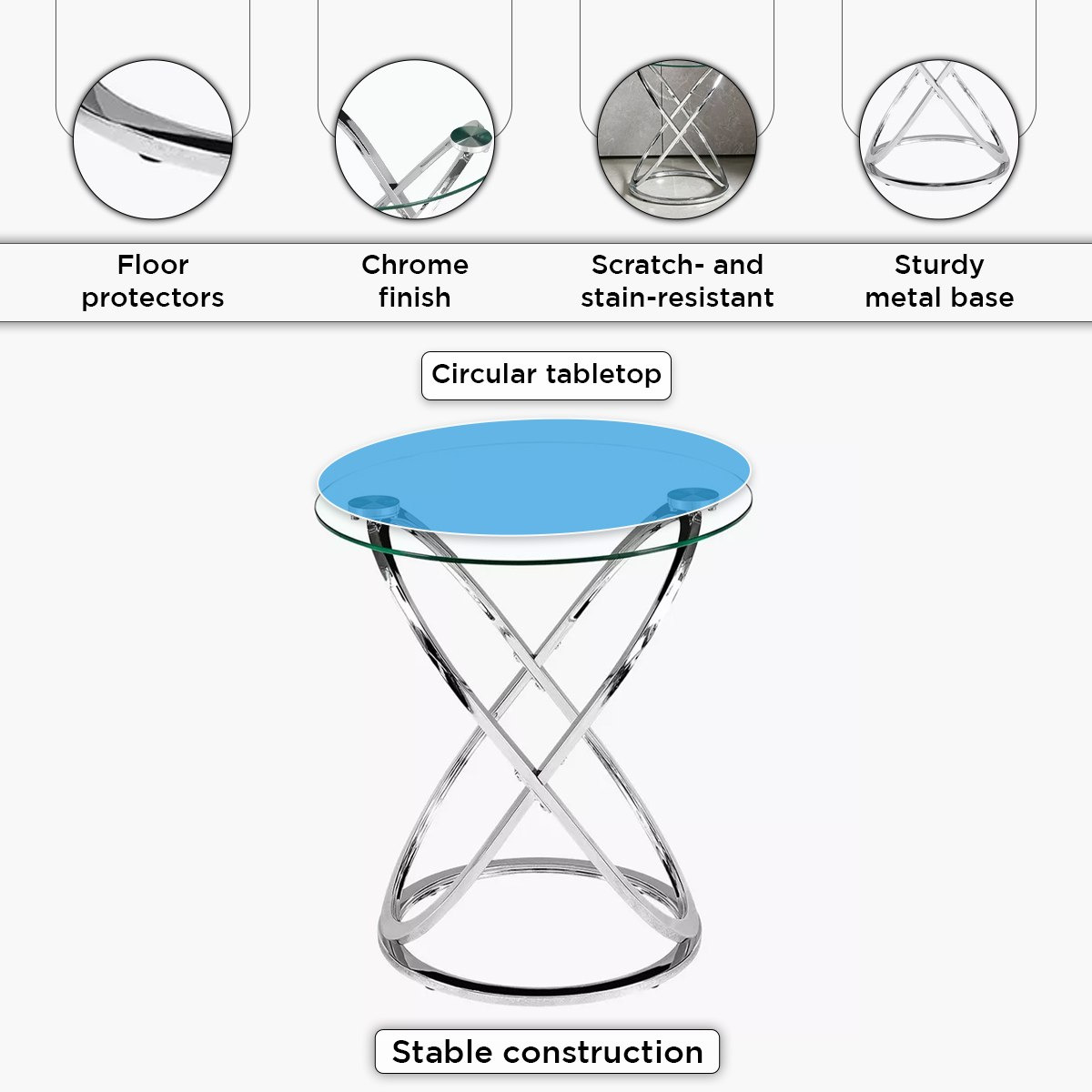 طاولة جانبية زجاج إن إكس تي من كارلتون-hbxfurniture-livingroom-endtables-image-5